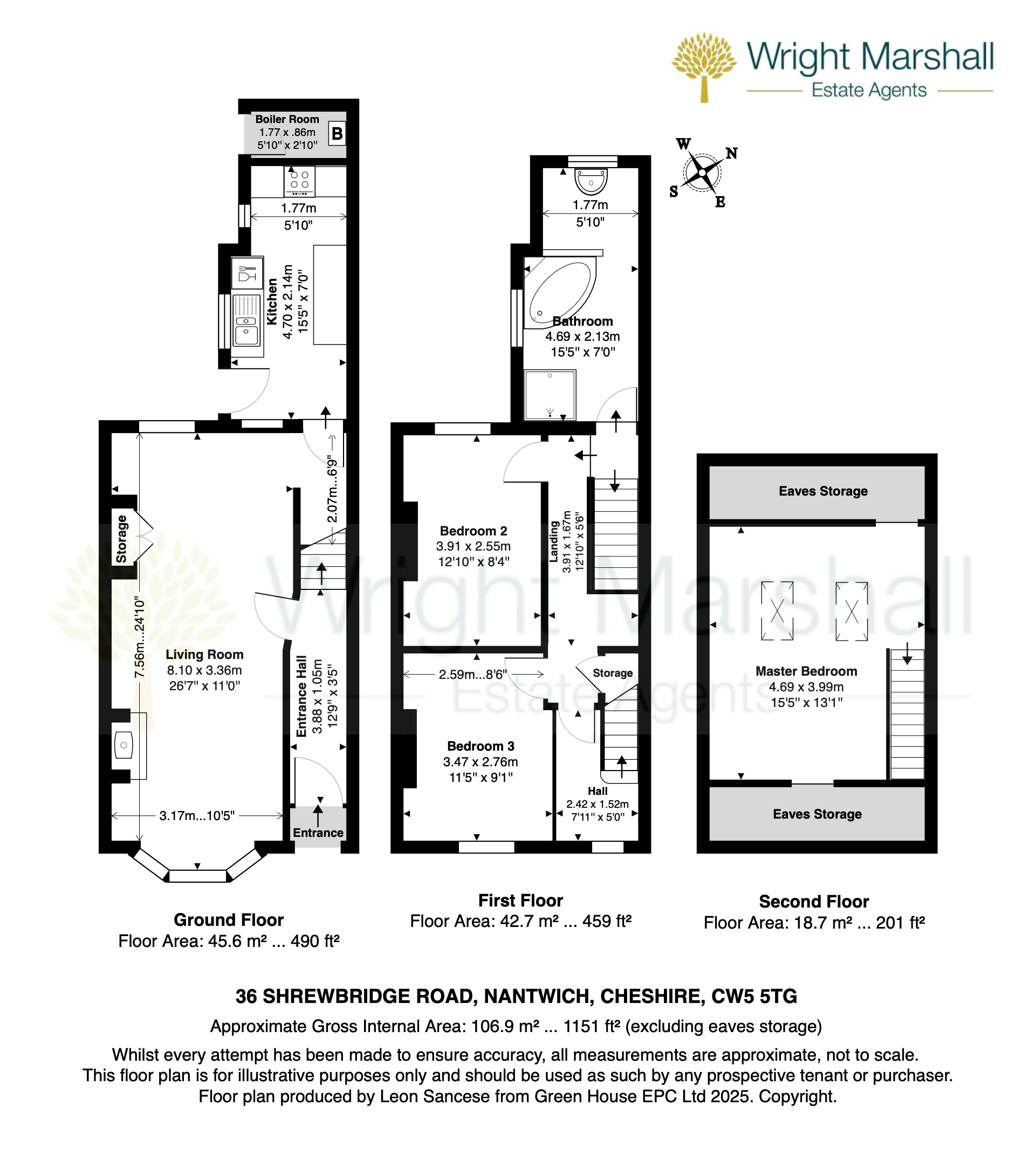 Shrewbridge Road, Nantwich floorplan