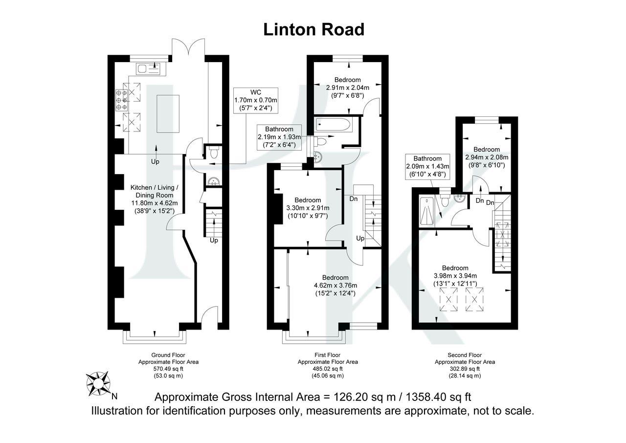8, Linton Road, Hove floorplan