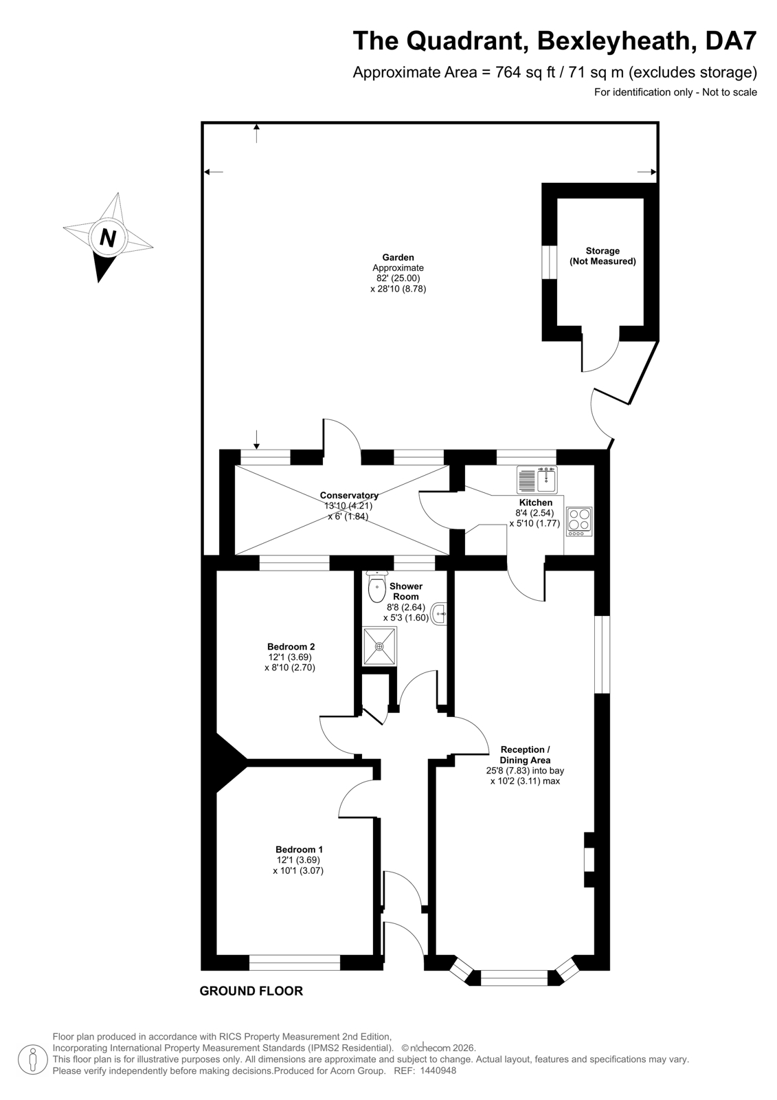 3, The Quadrant, Bexleyheath floorplan