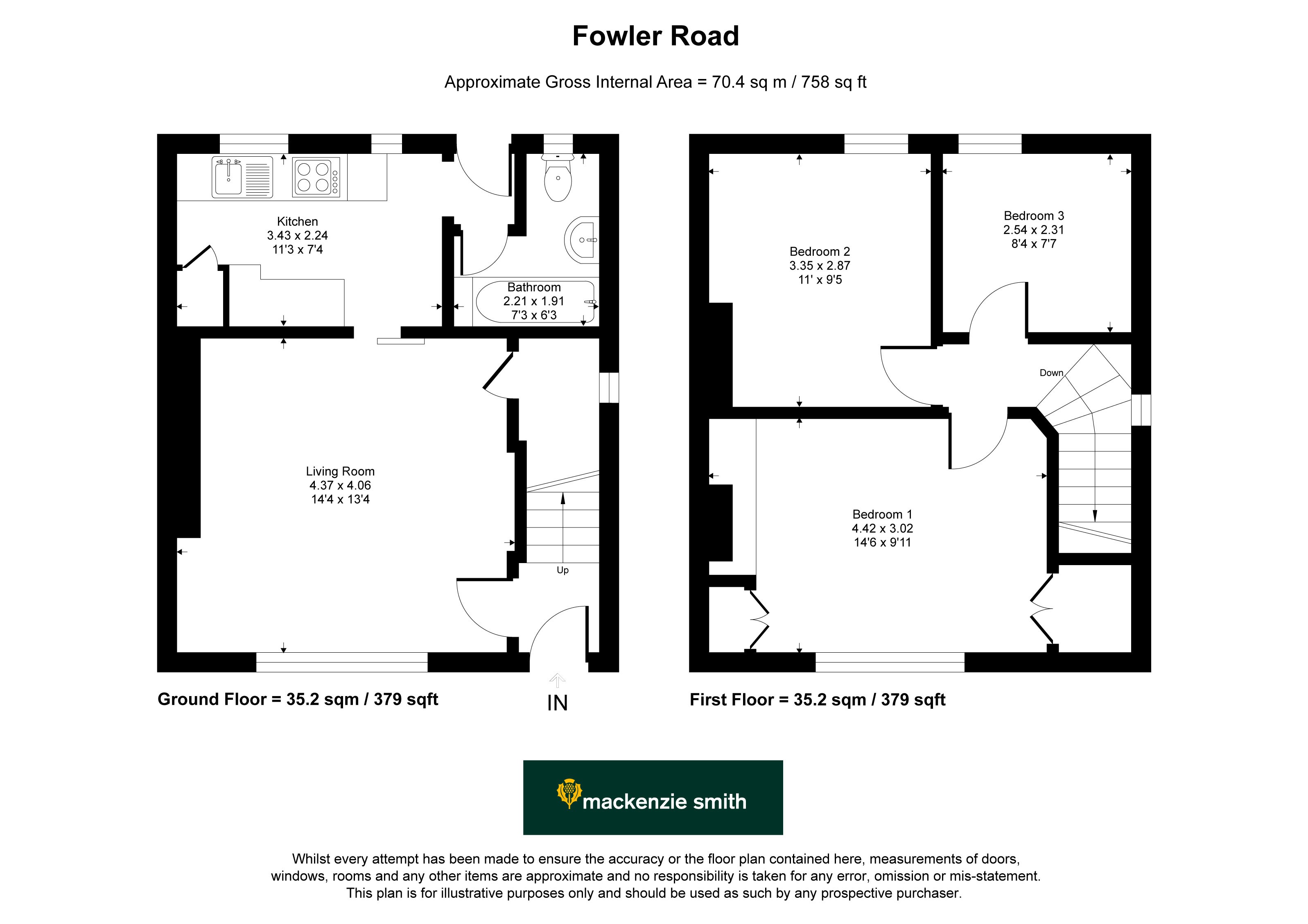 65, Fowler Road, Hampshire floorplan