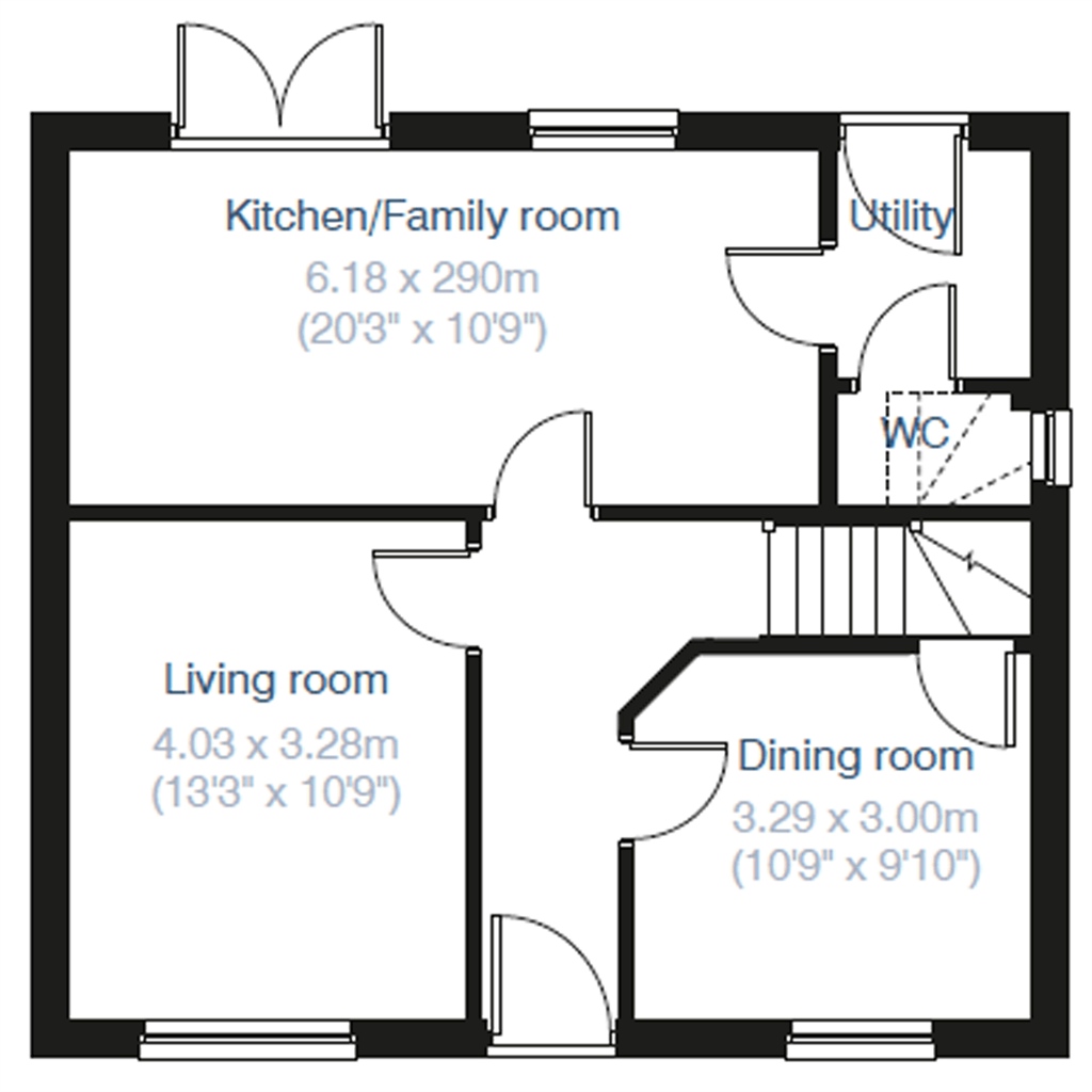 4 Bedrooms Detached house for sale in 