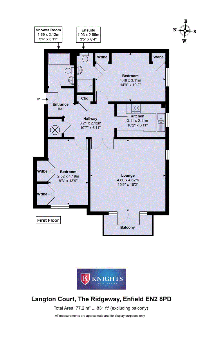 Langton Court, Enfield floorplan