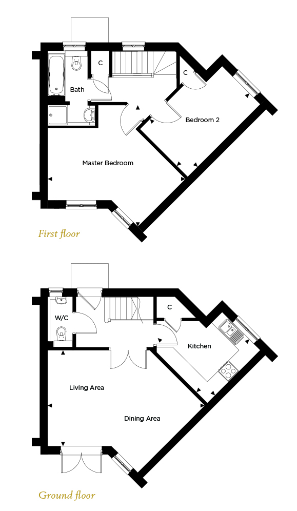 2 Bedrooms  for sale in Dame Mary Walk, Halstead CO9