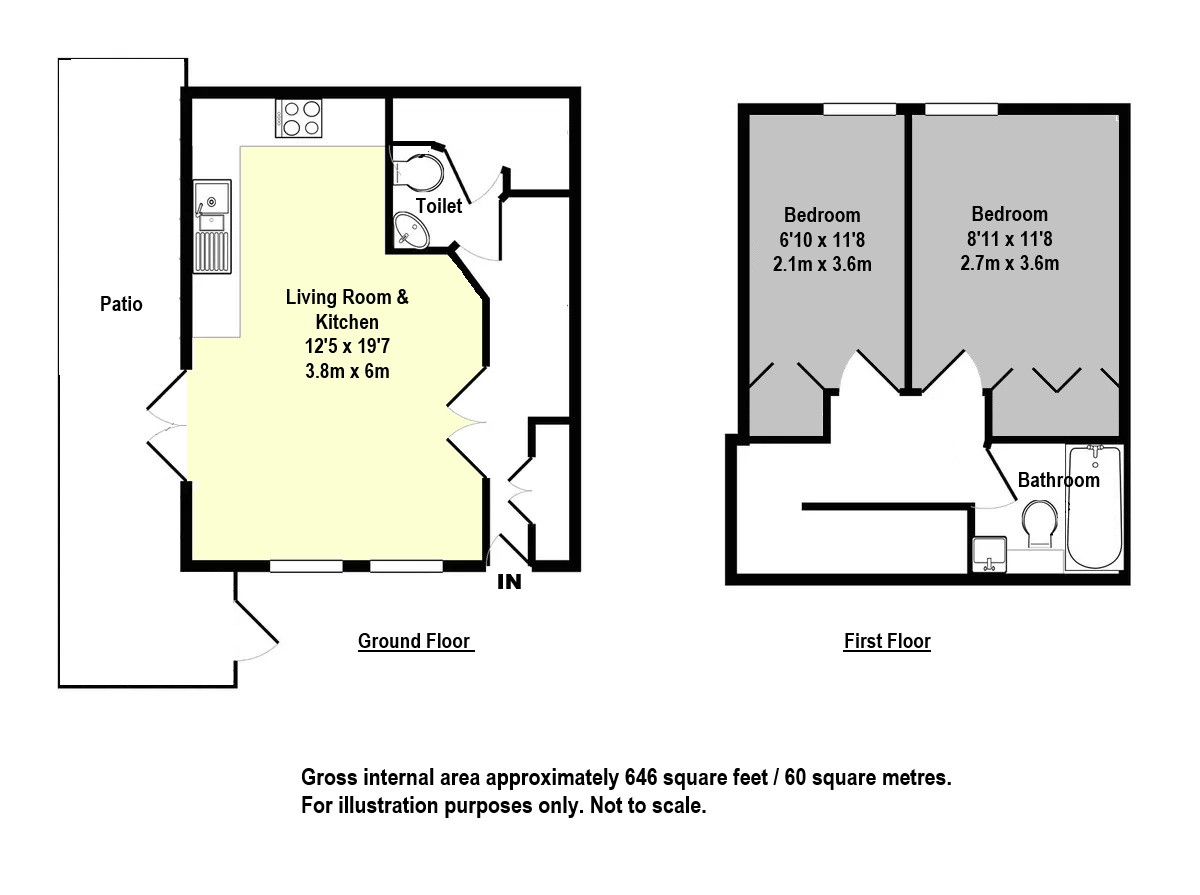 1, Mutrix Road, West Hampstead floorplan