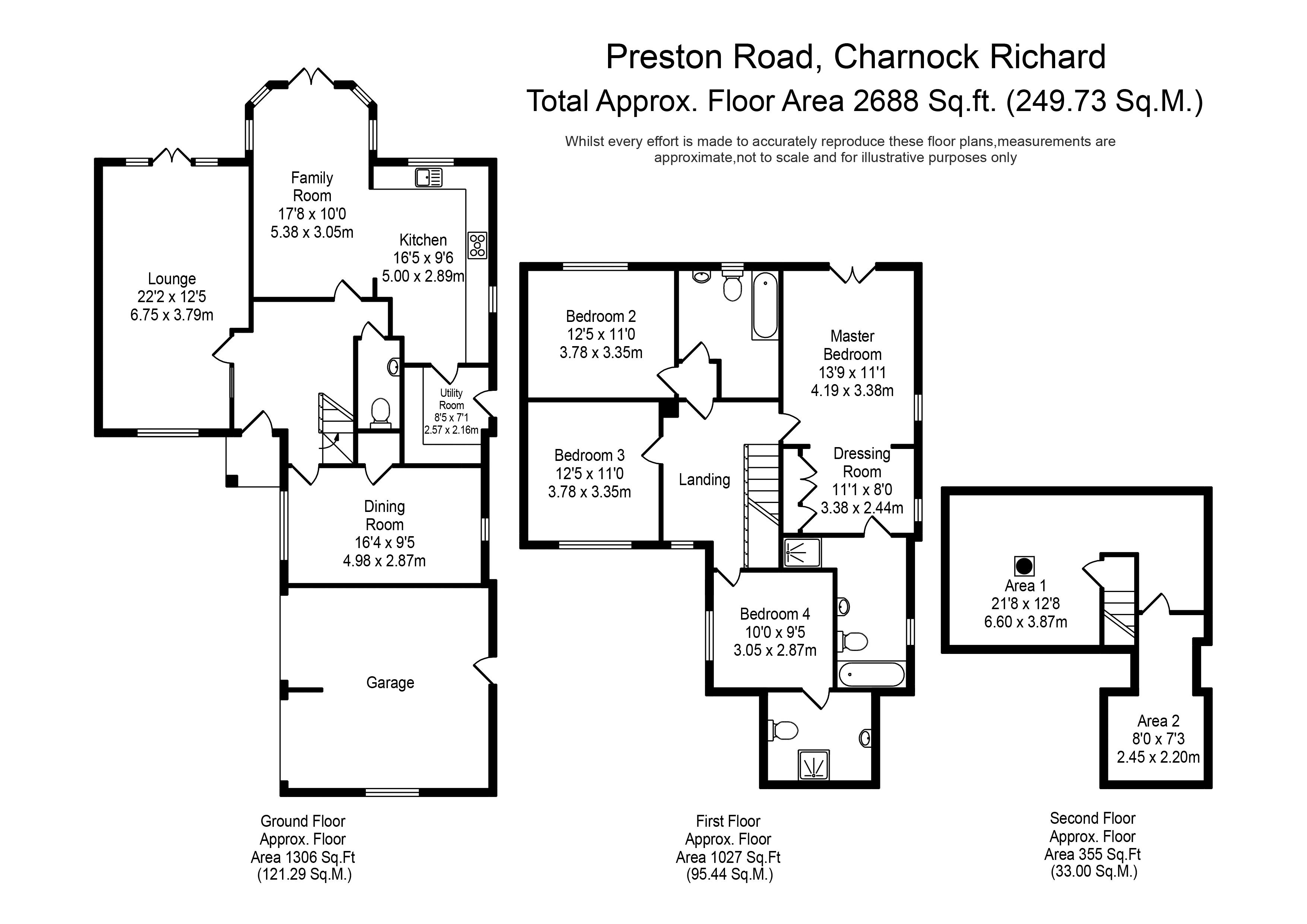 5 bed detached house for sale in Preston Road, Charnock Richard
