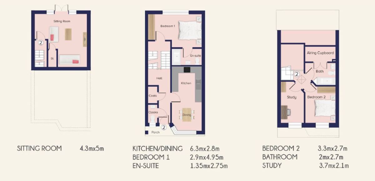 2 Bedrooms Terraced house for sale in High Street, Downley, High Wycombe HP13