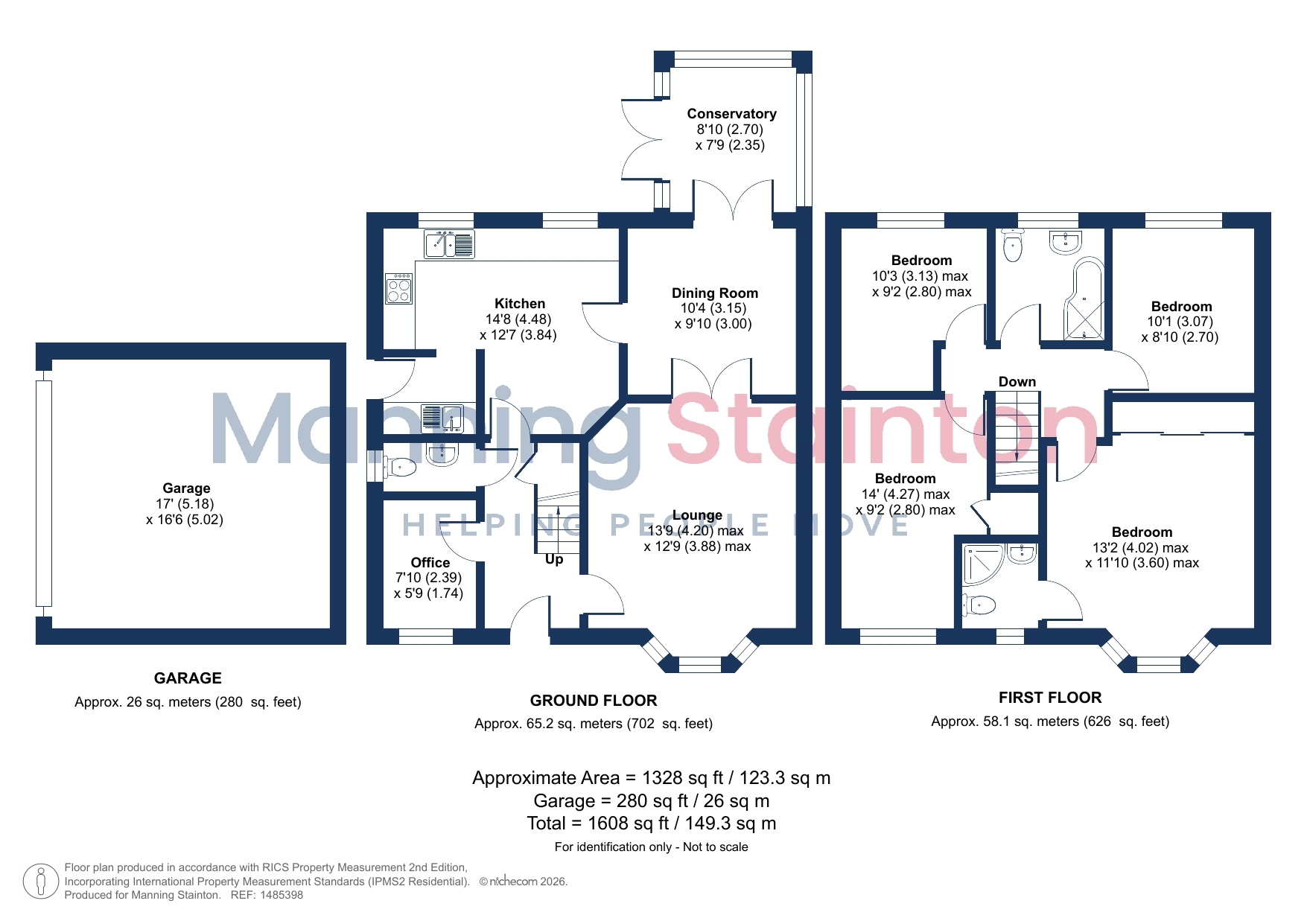 20, De Lacies Court, Leeds floorplan