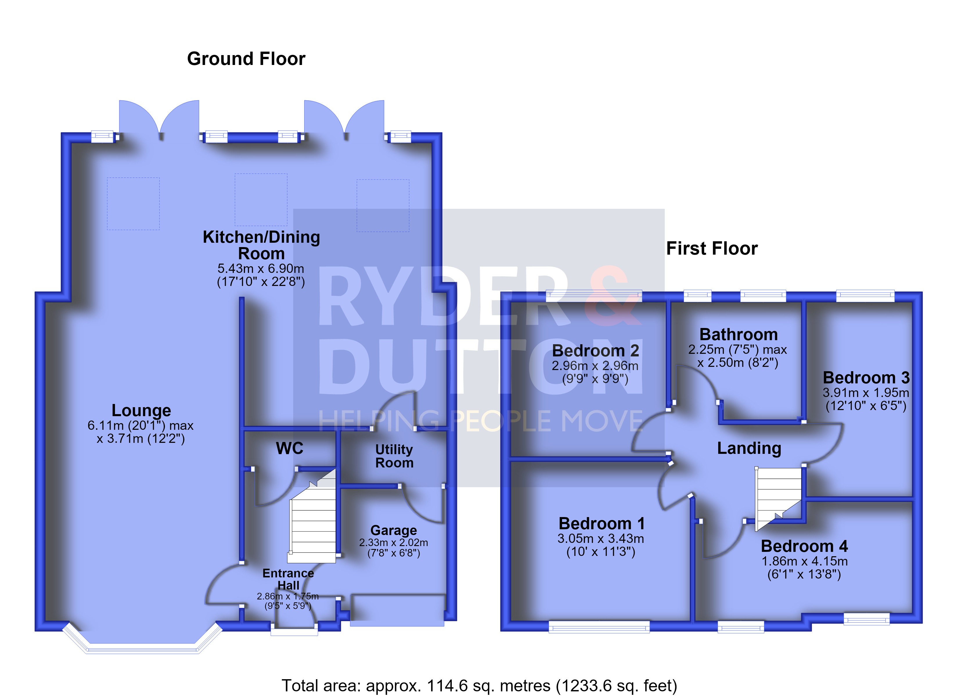 41, Bridport Avenue, Manchester floorplan