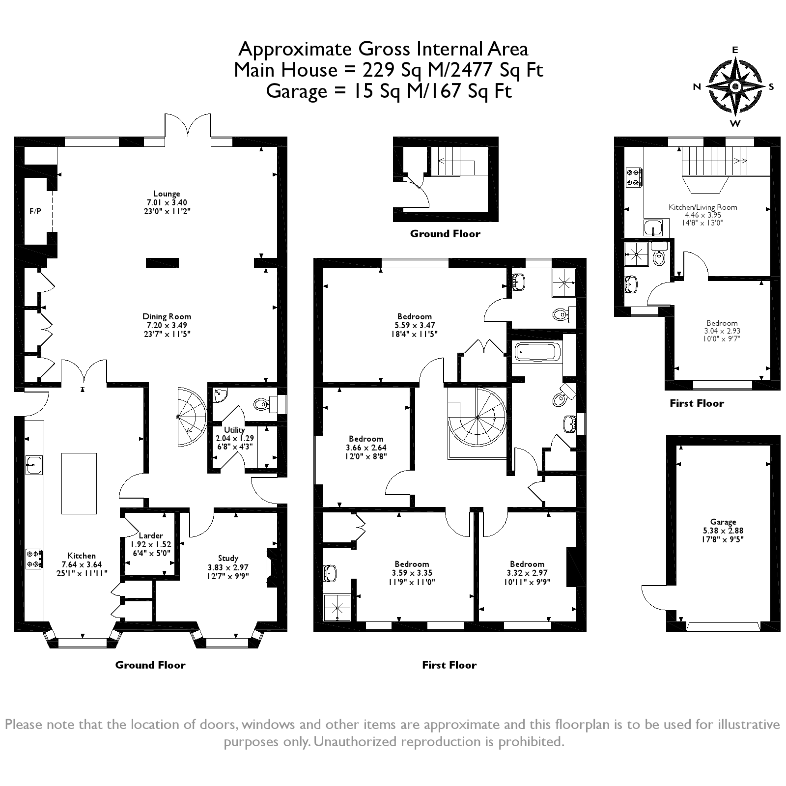 4 Bedrooms Detached house for sale in Common Lane, New Haw, Addlestone KT15