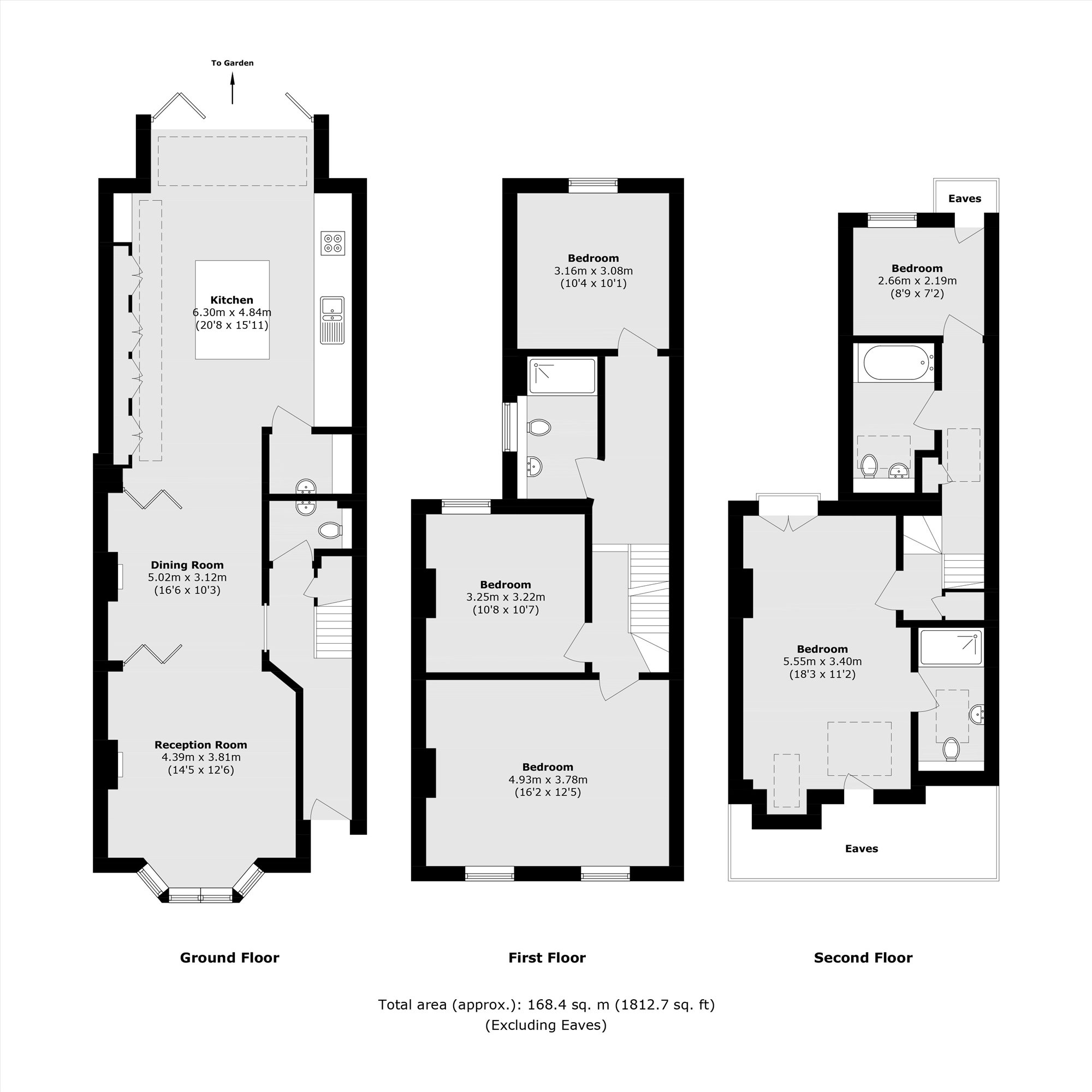 25, Cochrane Road, London floorplan