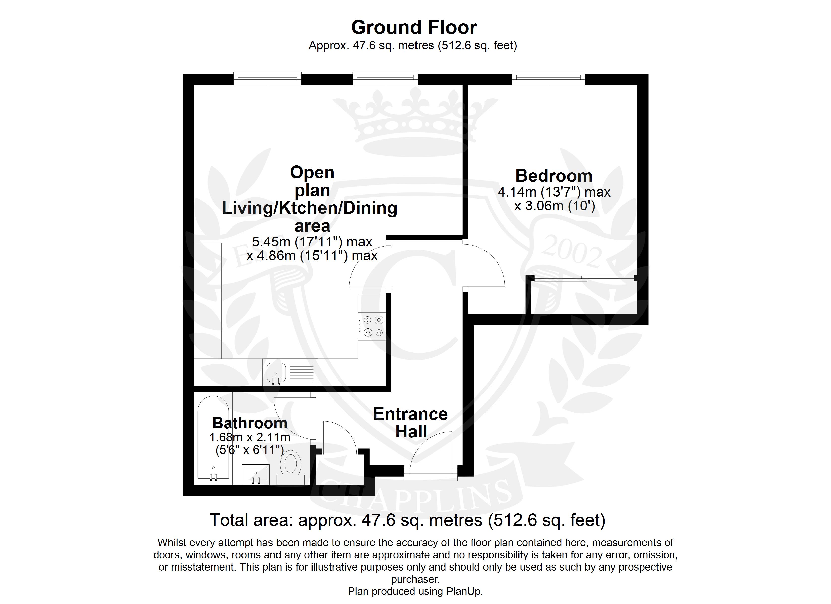 Flat 9, Altavia House, 44, High Street, Hampshire floorplan