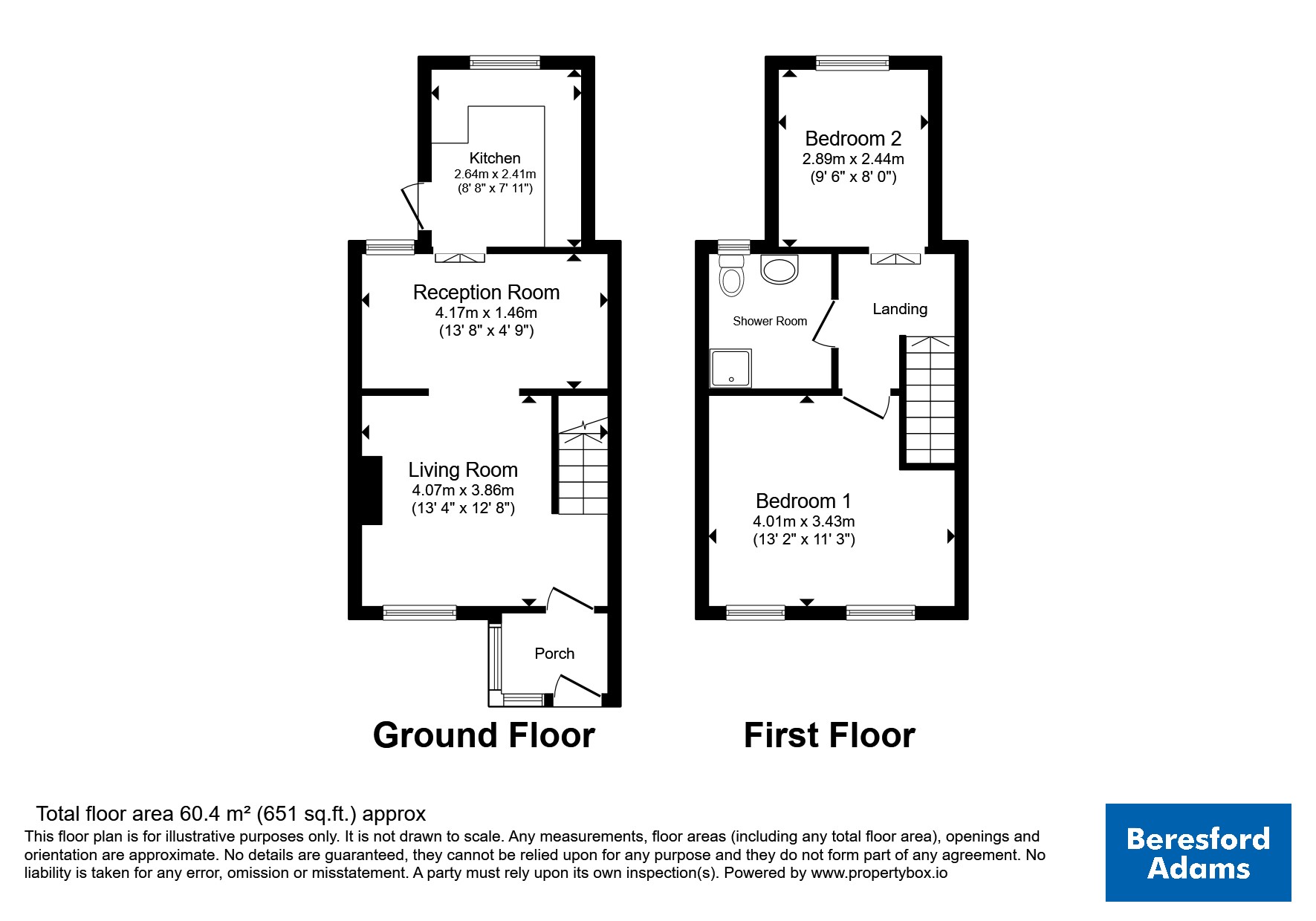 41, Hyfrydle Road, Caernarfon floorplan