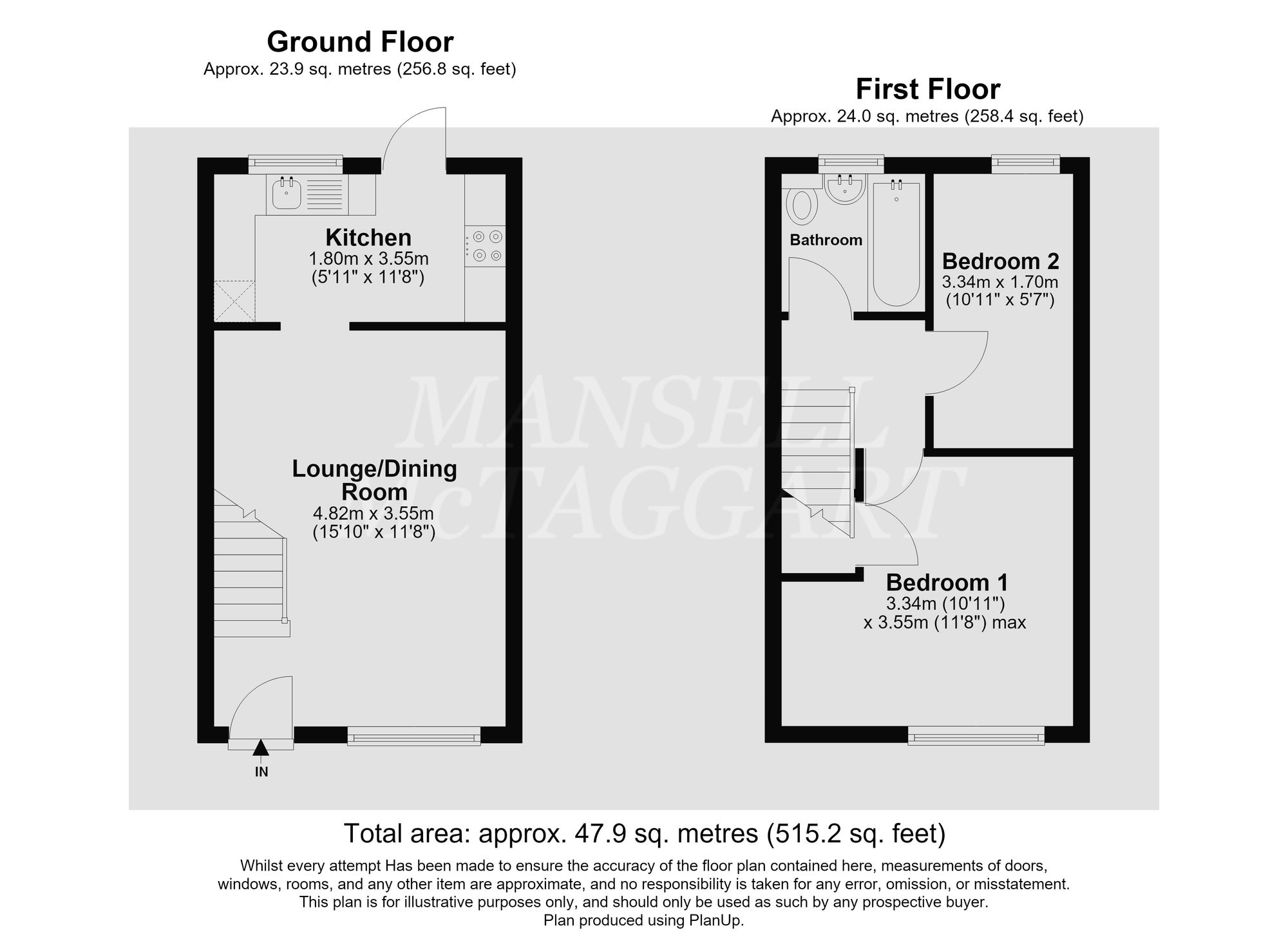 45 Ferndown, Crawley floorplan