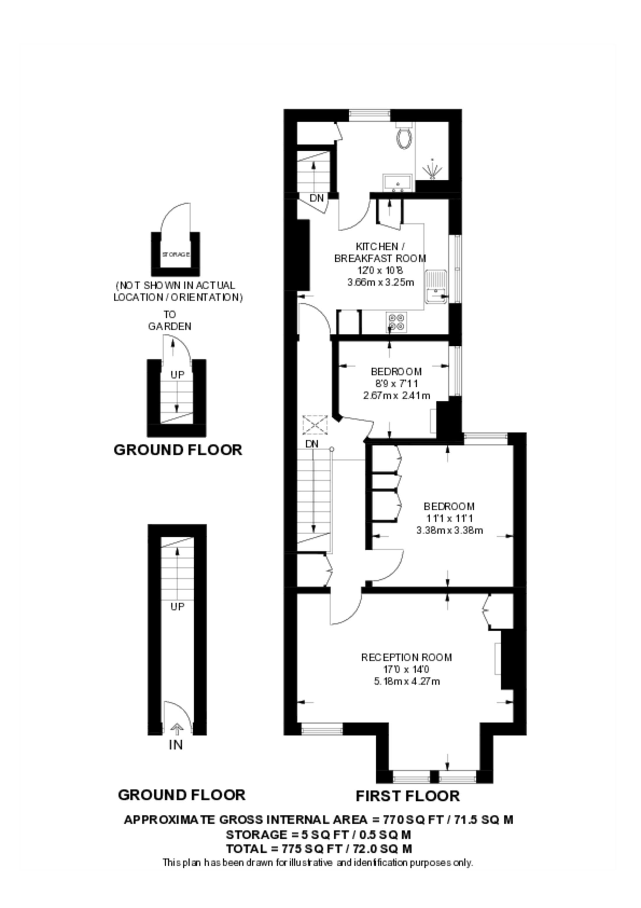 Charlmont Road, Tooting floorplan
