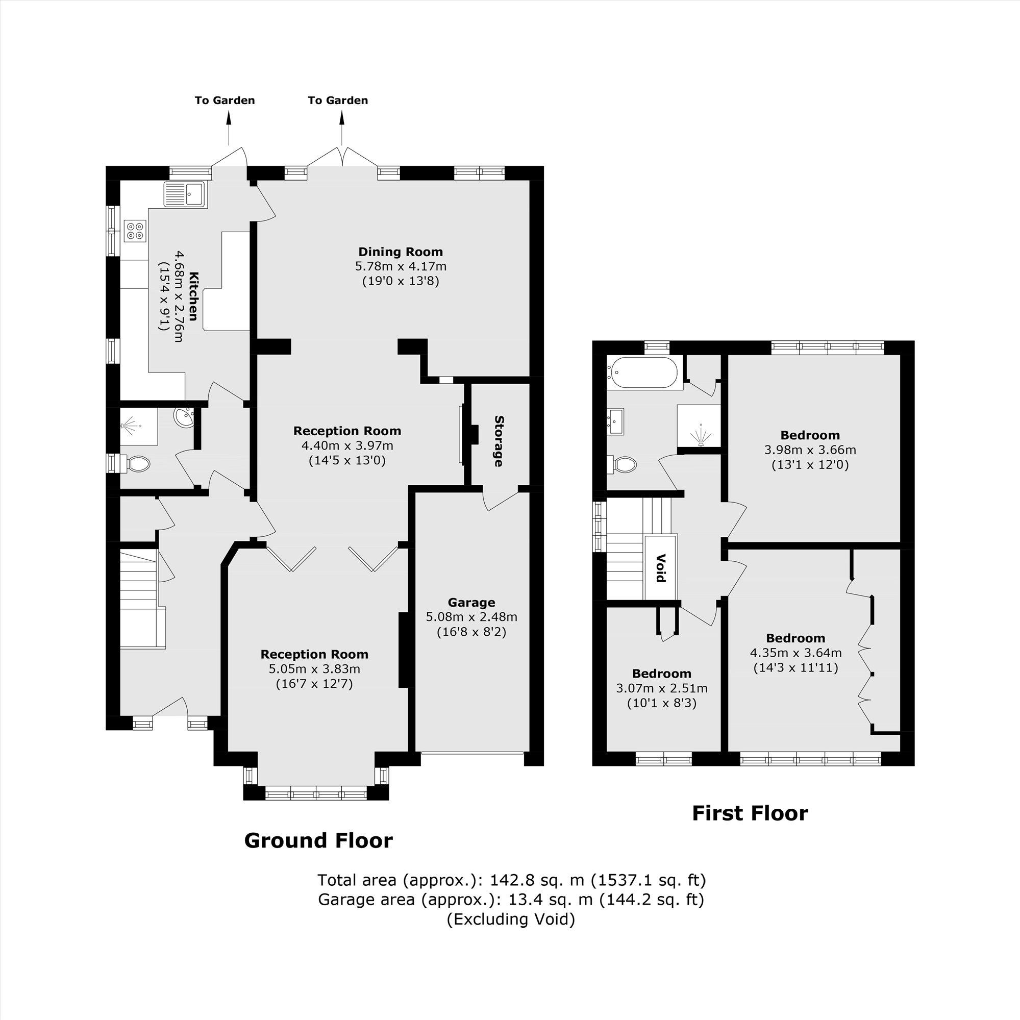 102, Christian Fields, London floorplan