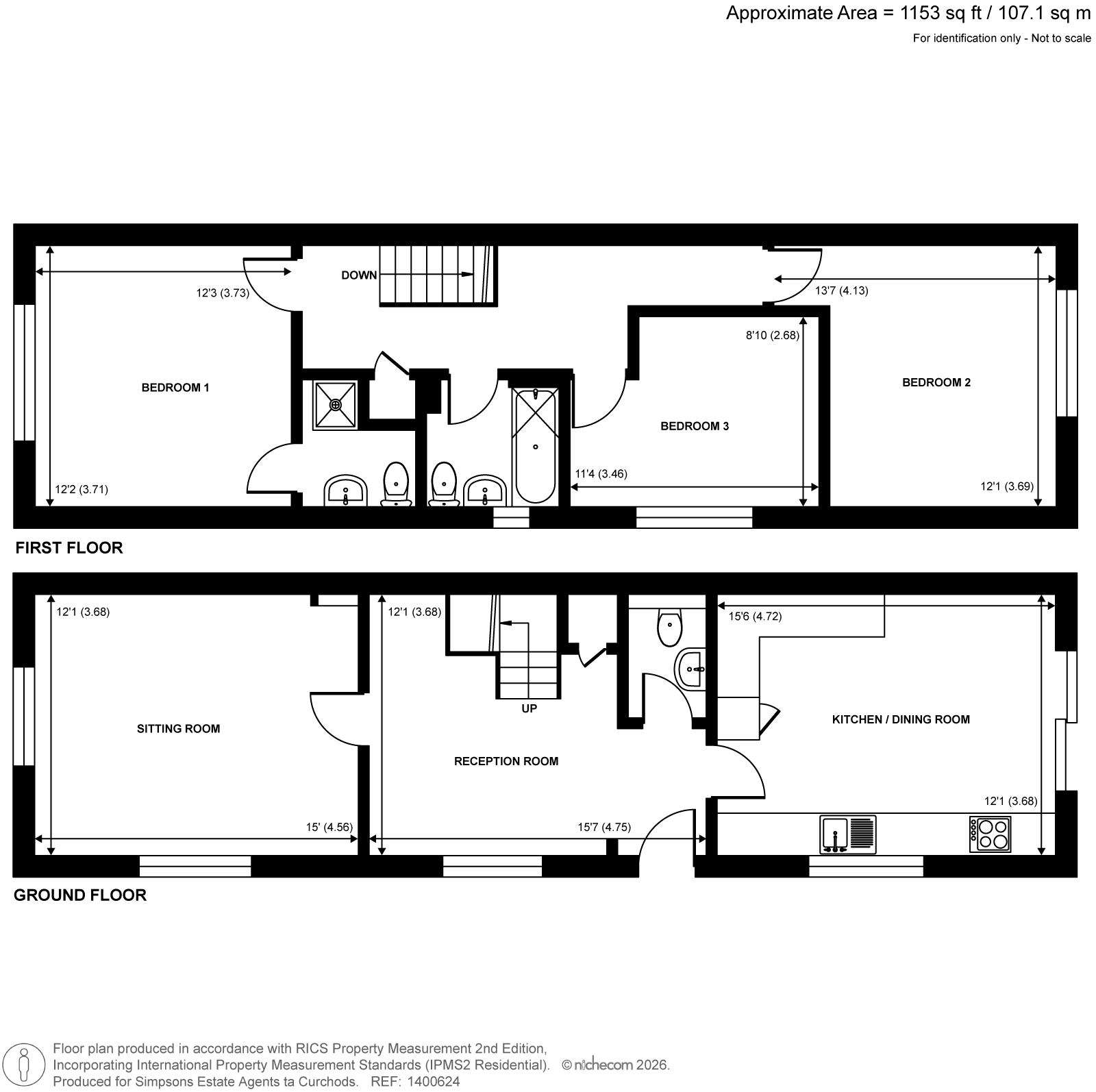 25, Rose Bank Cottages, Surrey floorplan