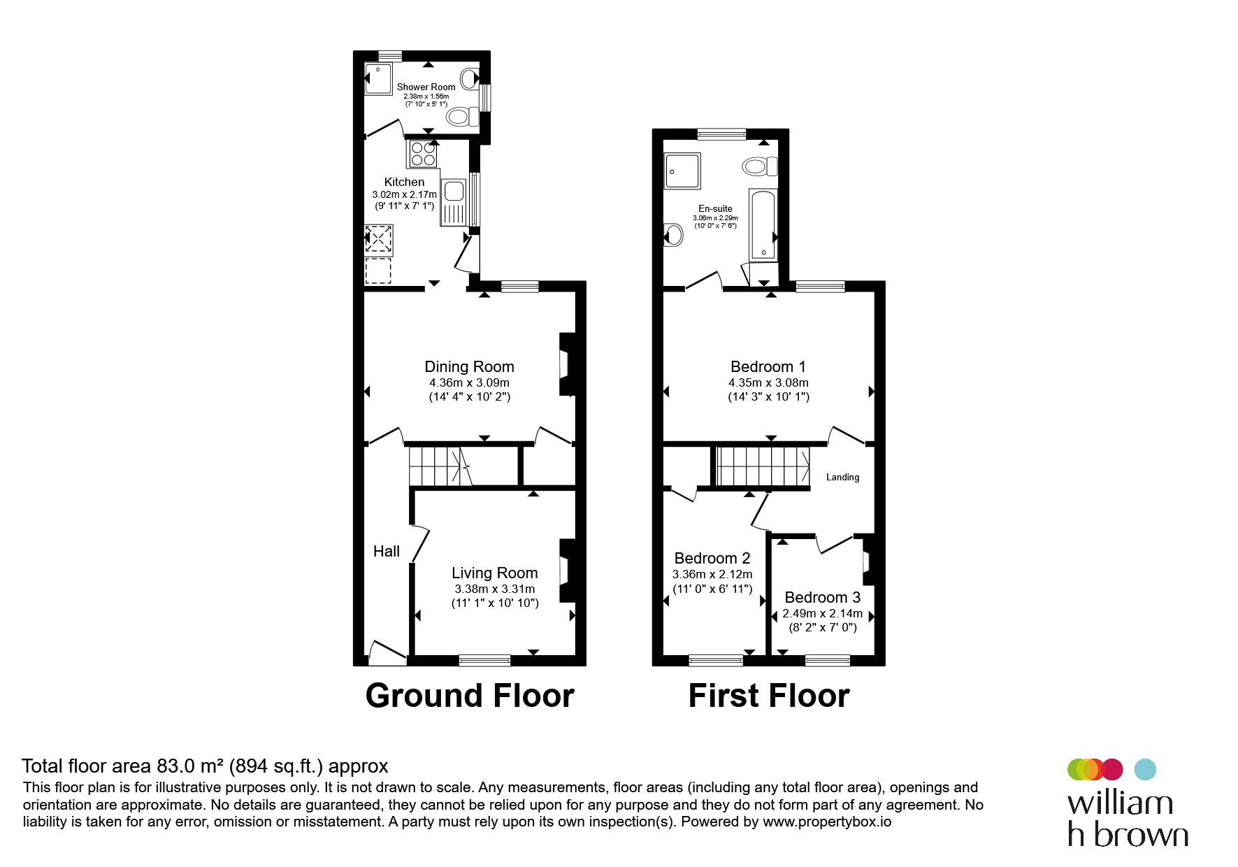 15, Stricklands Road, Stowmarket floorplan