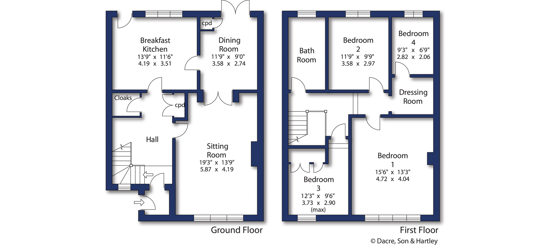 2, Hoyle House Barn, Oakworth floorplan
