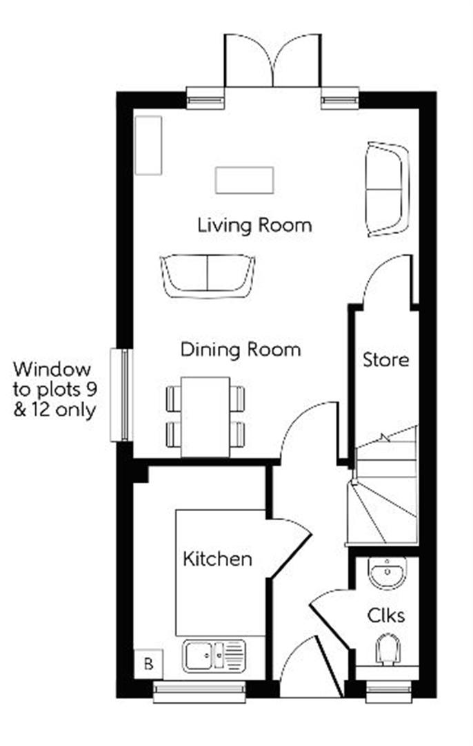 2 Bedrooms Terraced house for sale in Rye Road, Hawkhurst, Cranbrook TN18