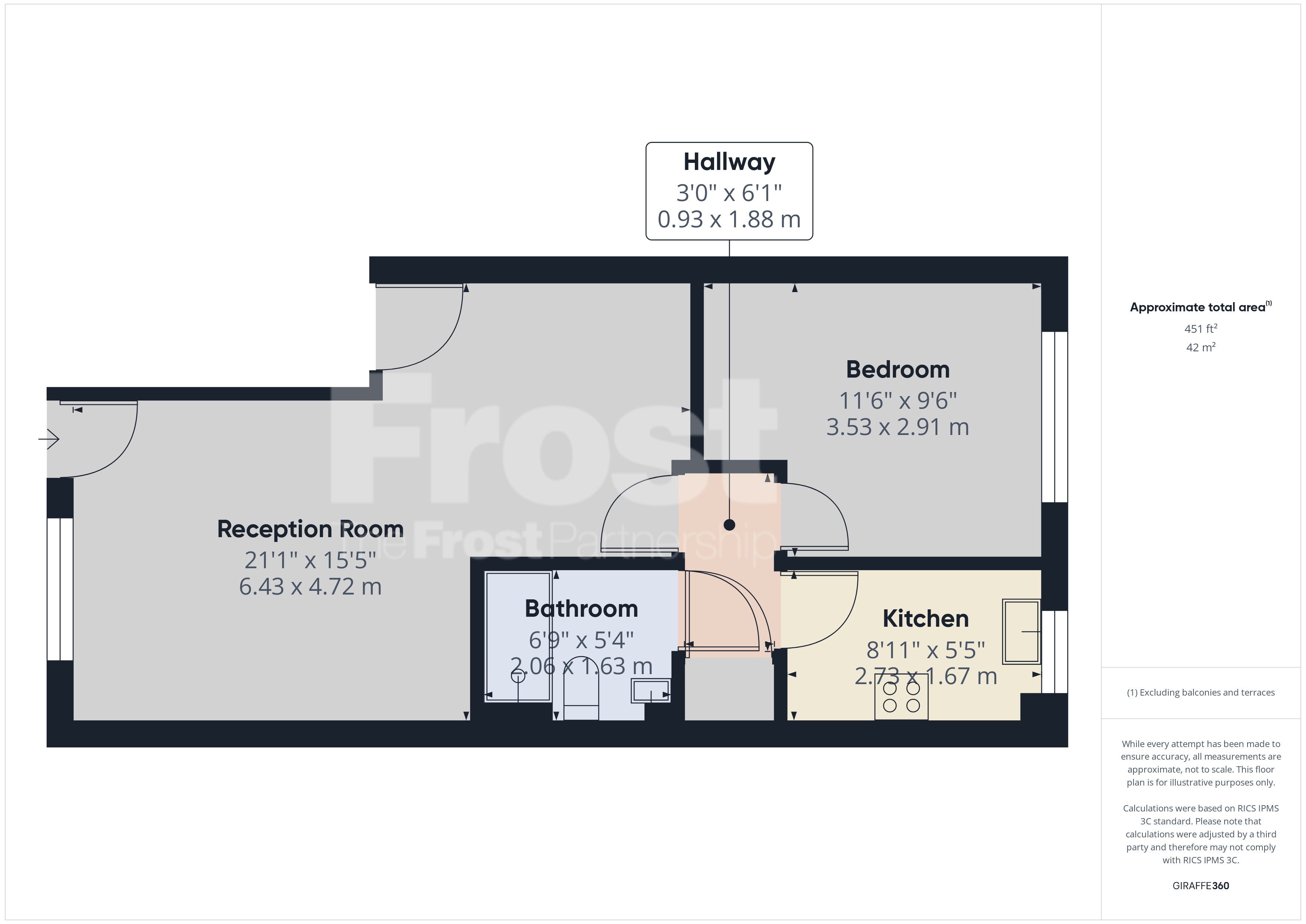 Flat 22, Berryscroft Court,, Berryscroft Road, Surrey floorplan
