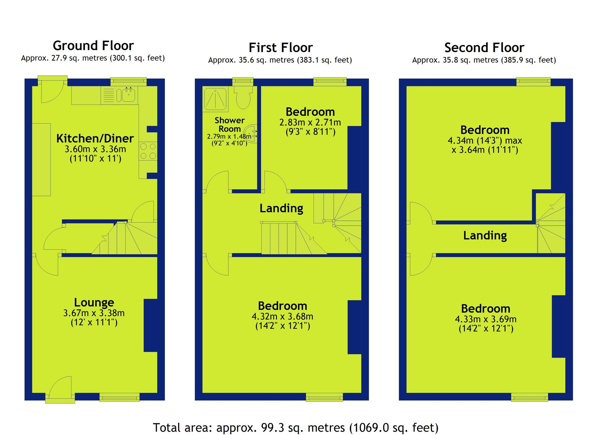 32 Park Road, Nottingham floorplan