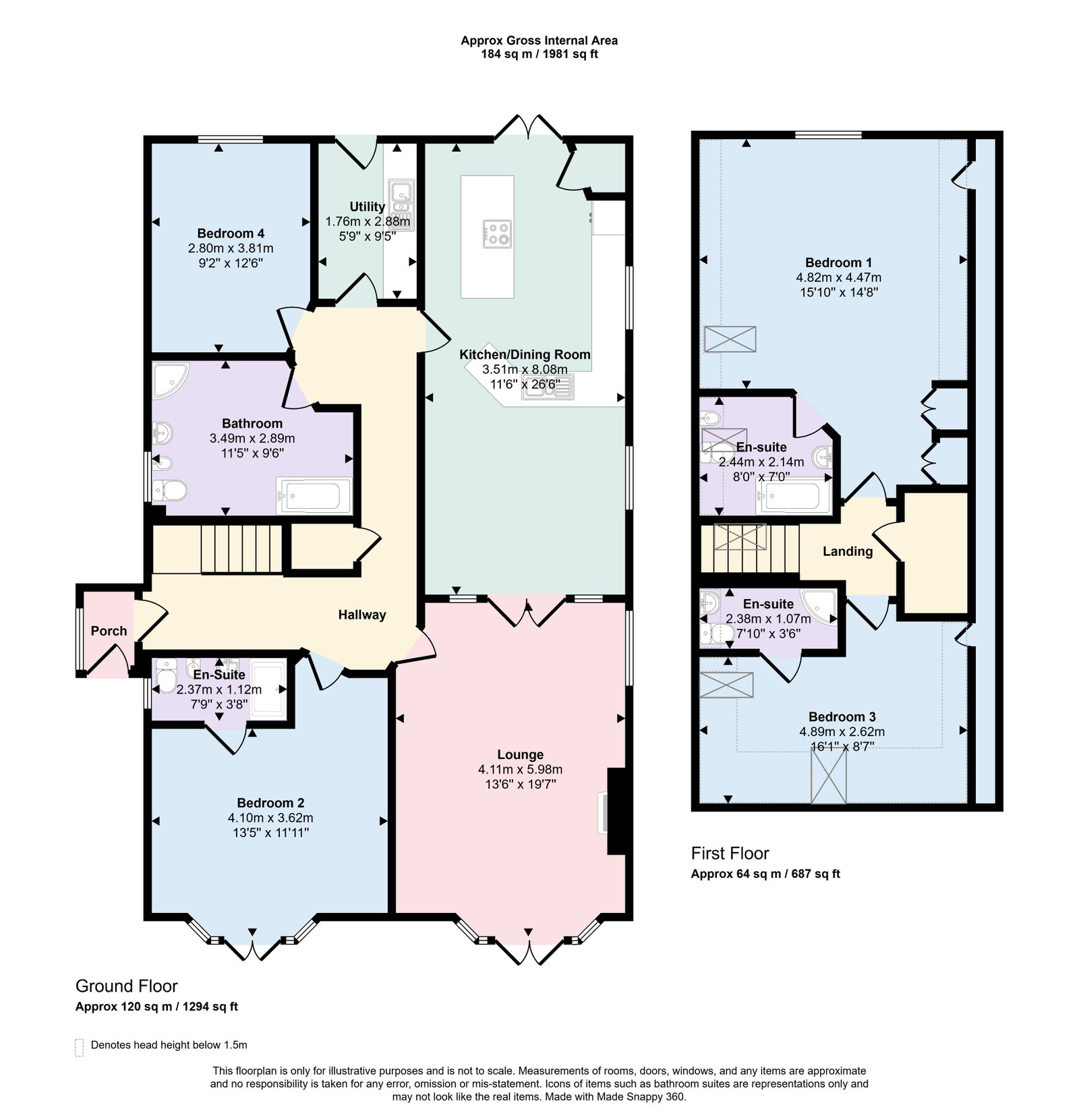 141, Hooe Road, Plymouth floorplan