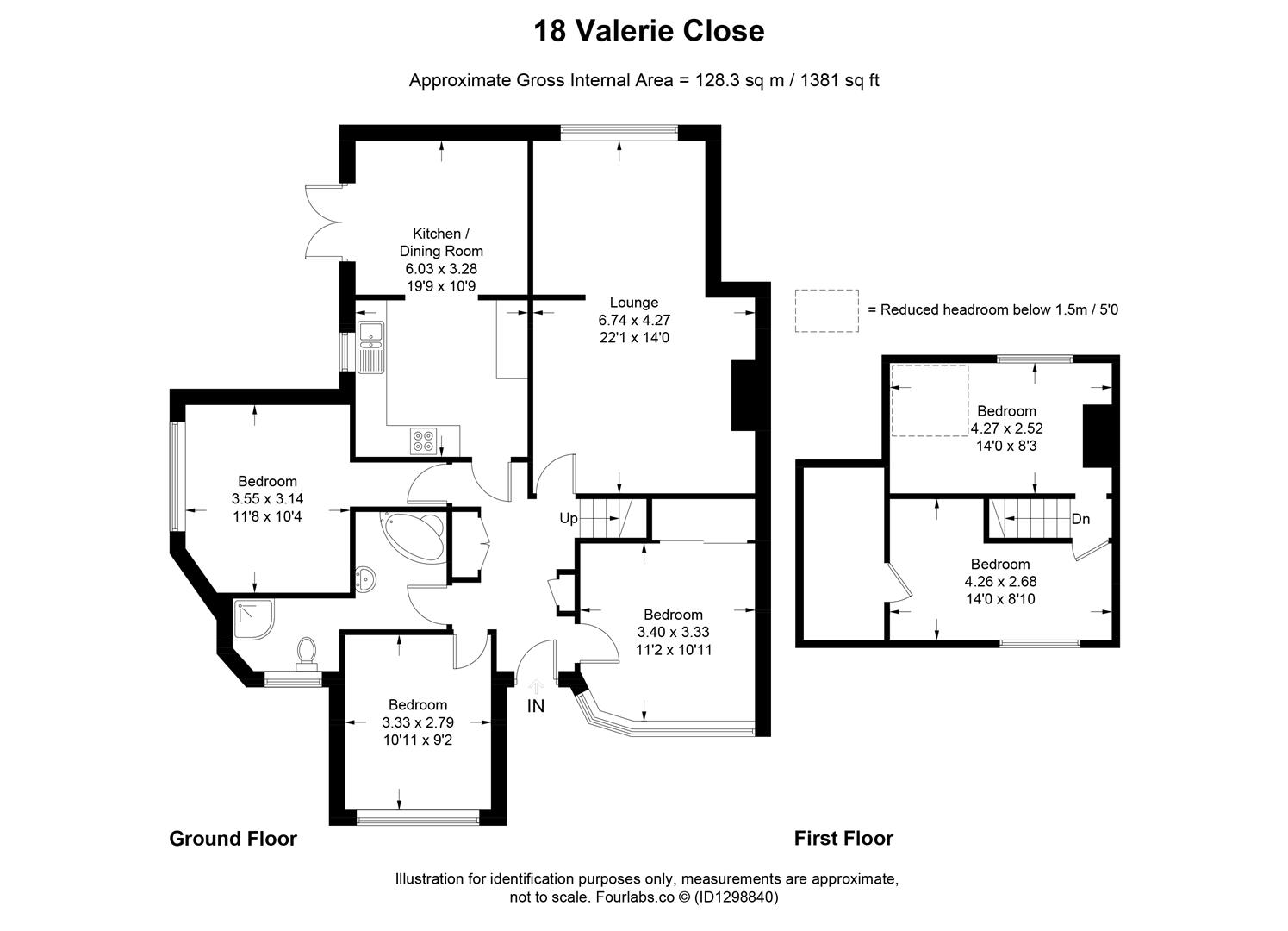 18, Valerie Close, Brighton floorplan