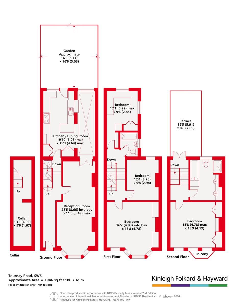 23, Tournay Road, London floorplan