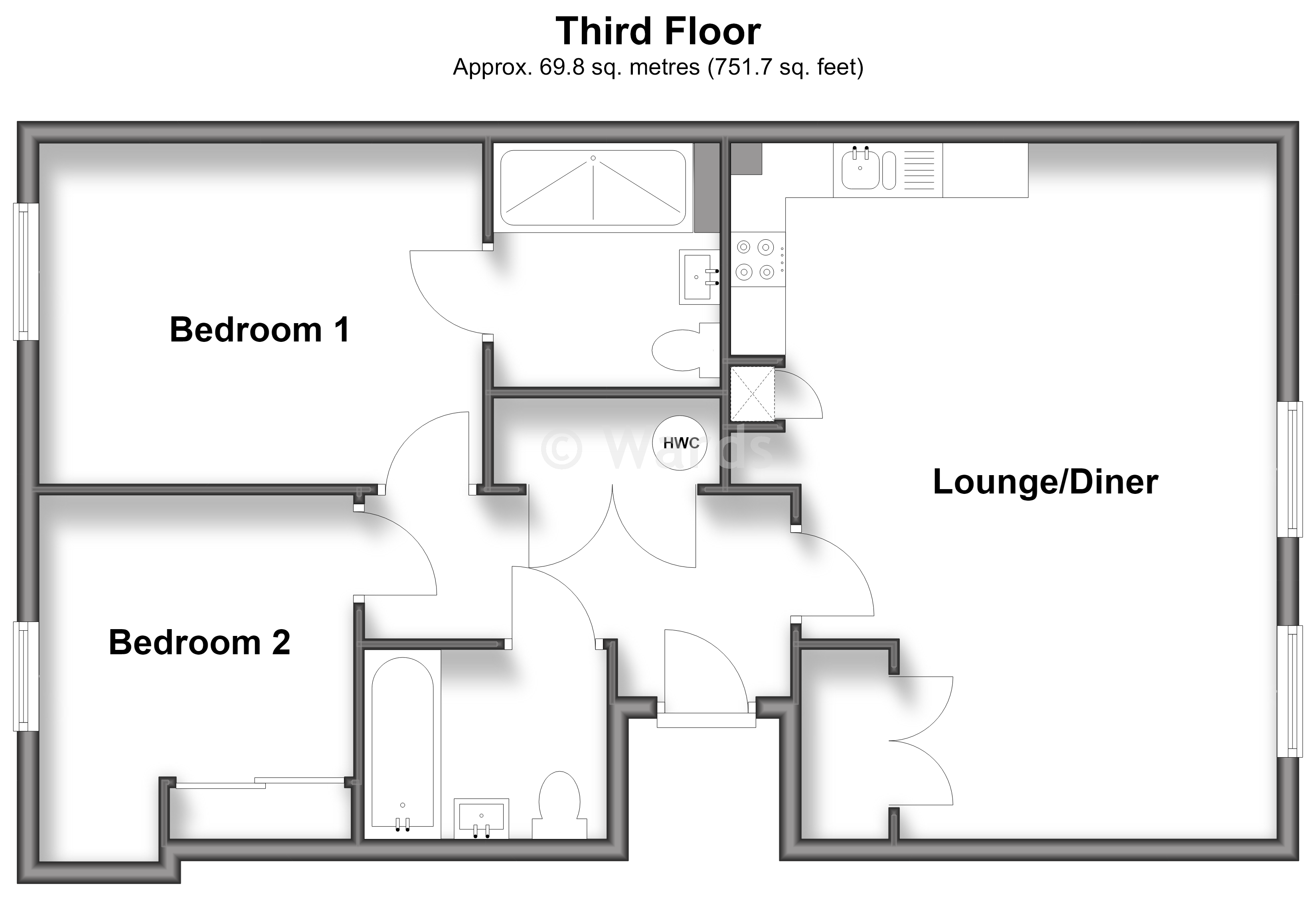 2, Millers Hill, Ramsgate floorplan