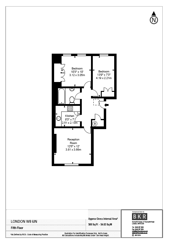 2 Bedrooms Flat to rent in Lexham Gardens, London W8