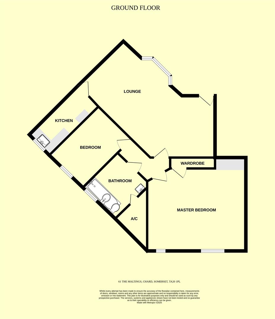 61, The Maltings, Chard floorplan
