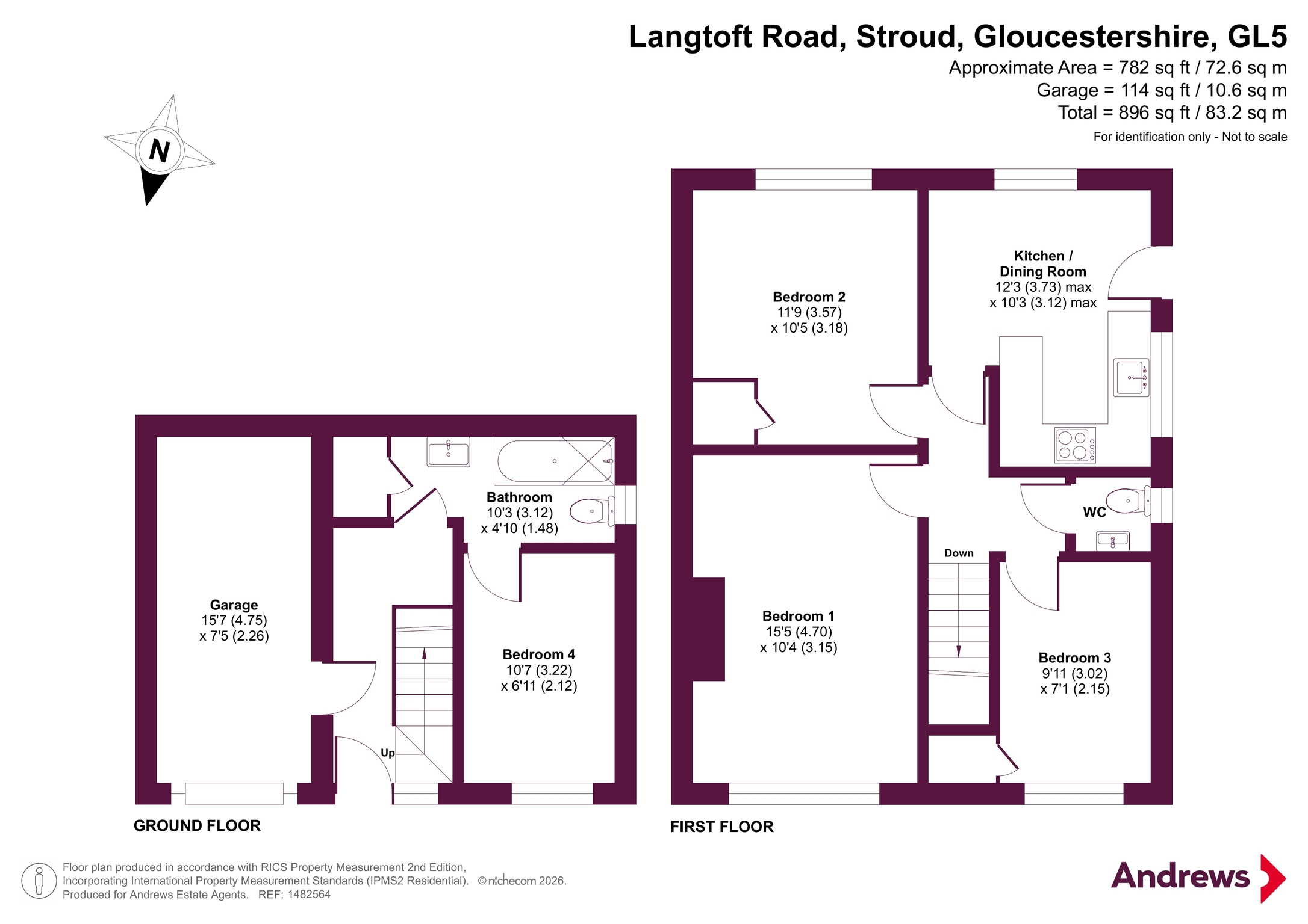 10, Langtoft Road, Gloucestershire floorplan