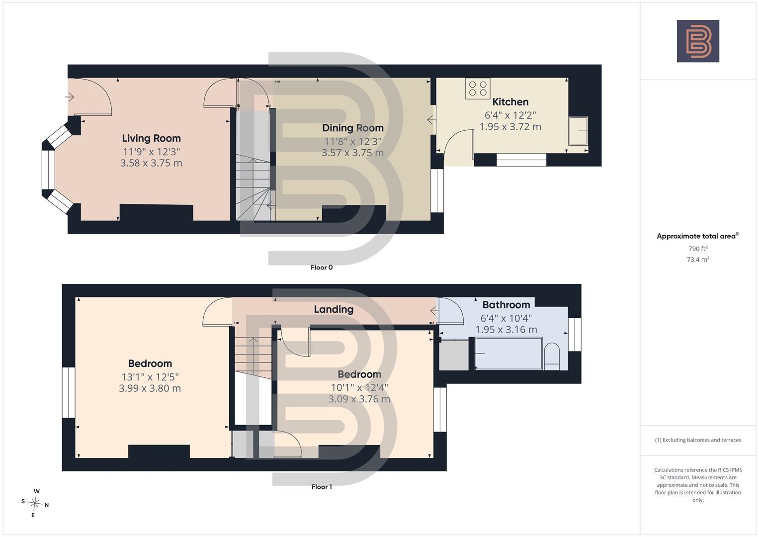 26, Worcester Street, Rugby floorplan