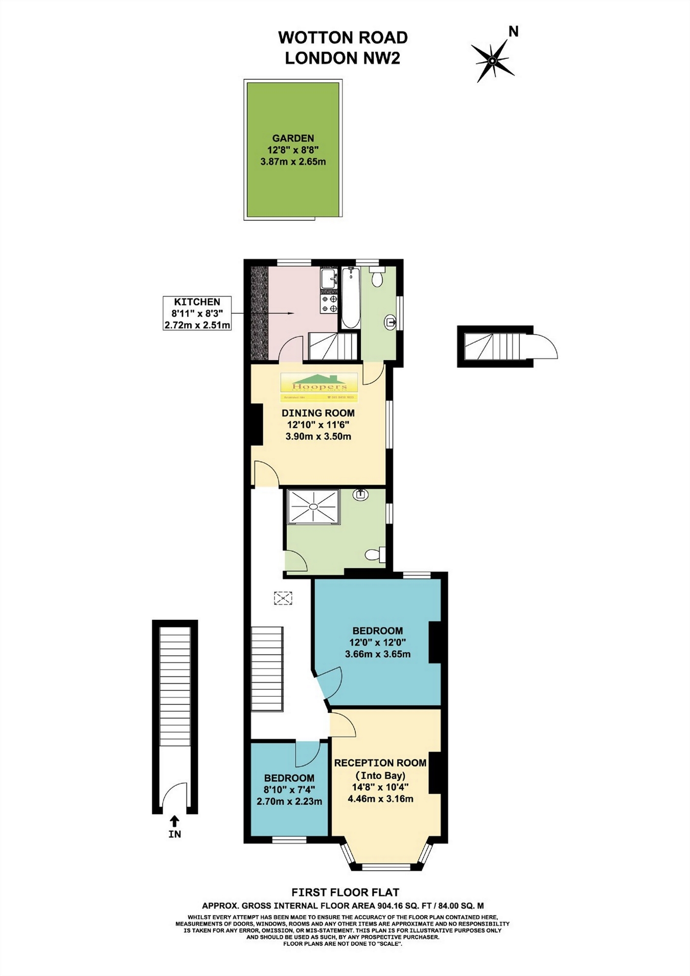 2 Bedrooms Maisonette for sale in Wotton Road, London NW2