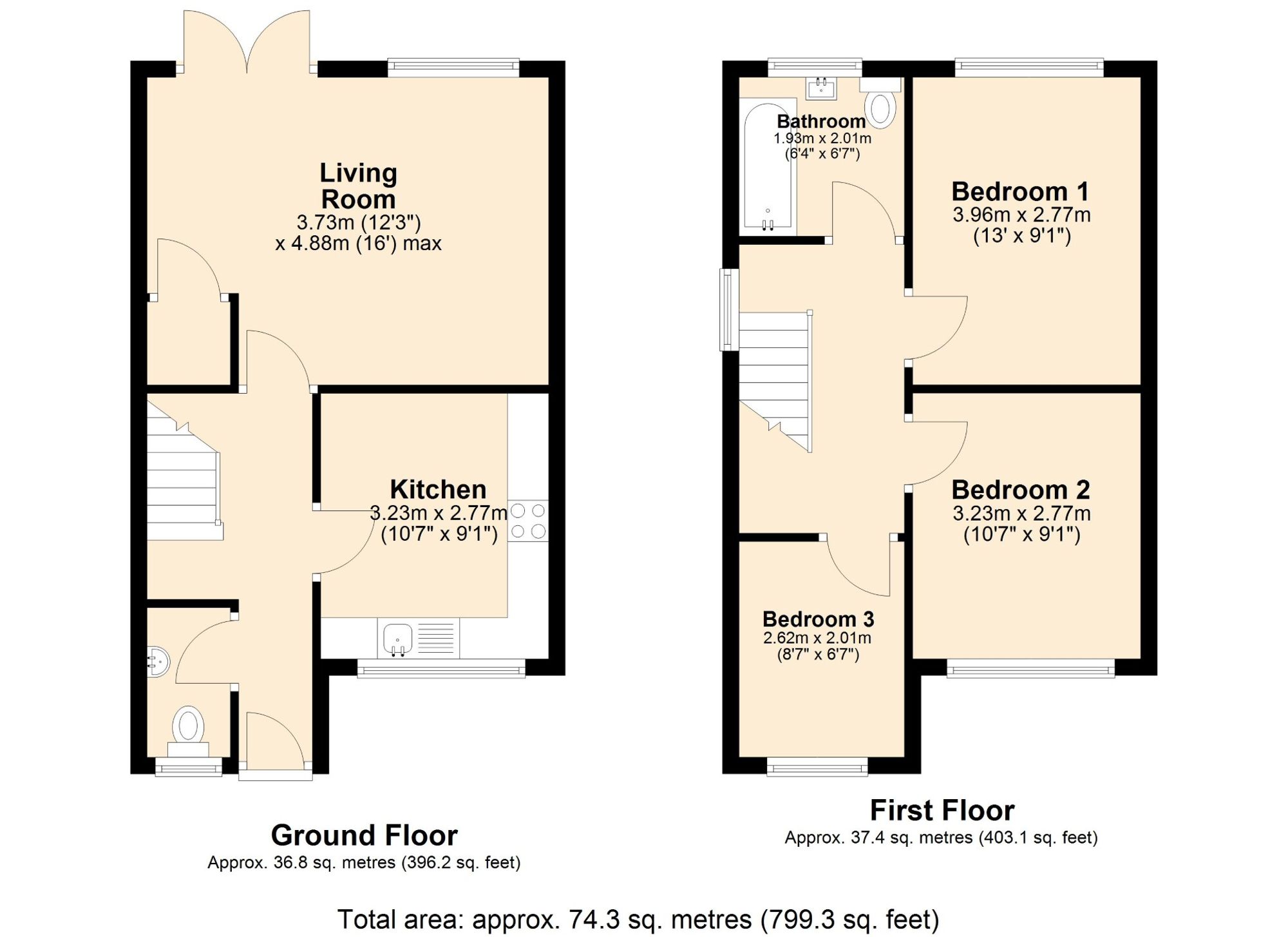 16 Montgomery Close, Accrington floorplan