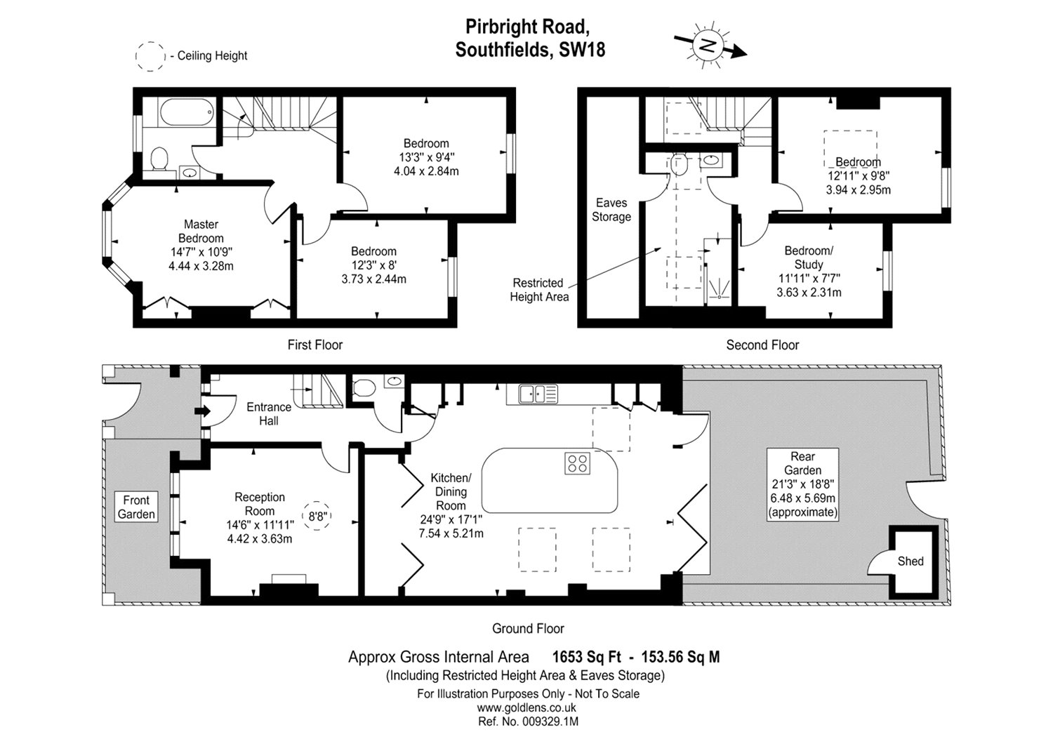 5 Bedrooms Terraced house to rent in Pirbright Road, Southfields, London SW18