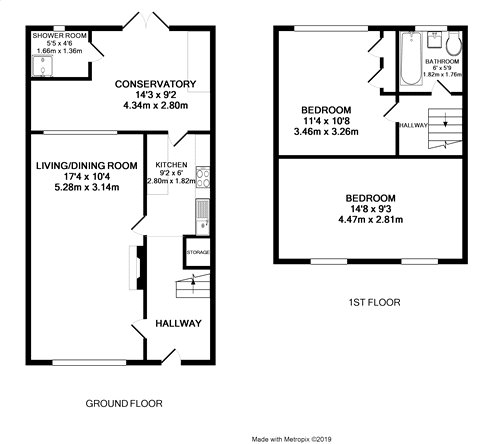 2 Bedrooms Terraced house to rent in Hetherington Close, Slough, Berkshire SL2