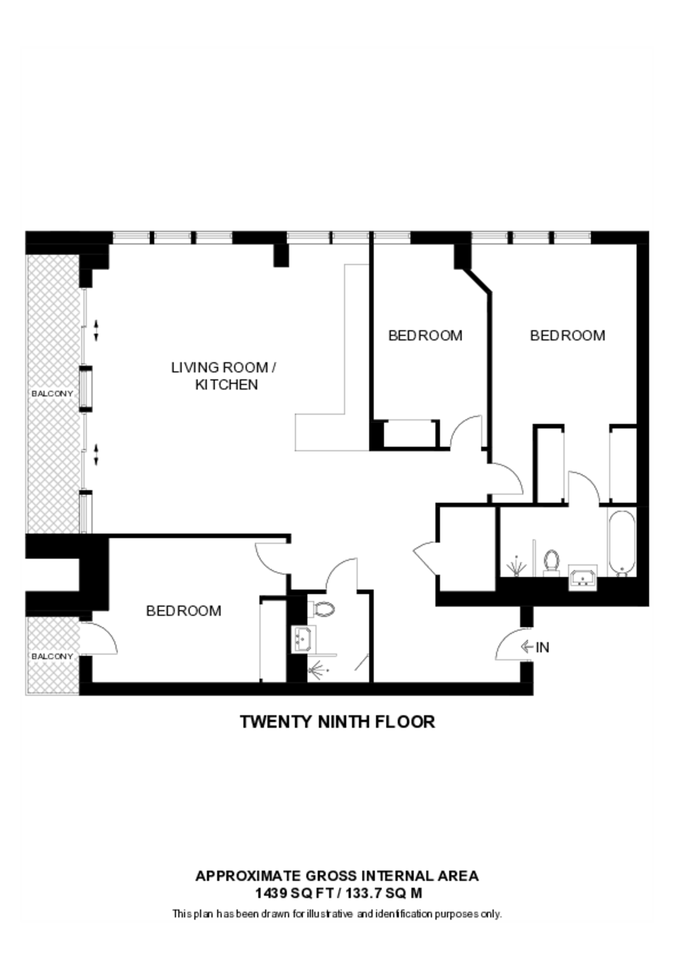 Hewett Street, EC2A, Shoreditch floorplan