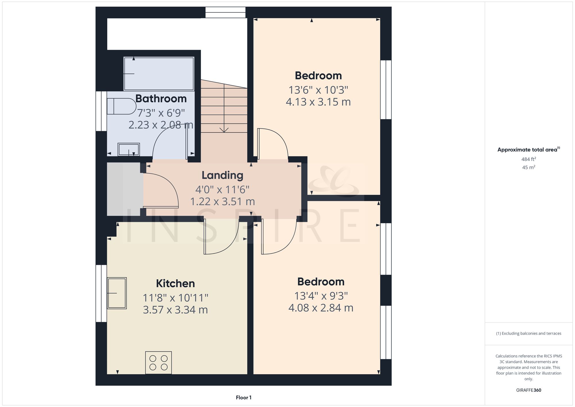 22 Kelmscott Rise, Crawley floorplan