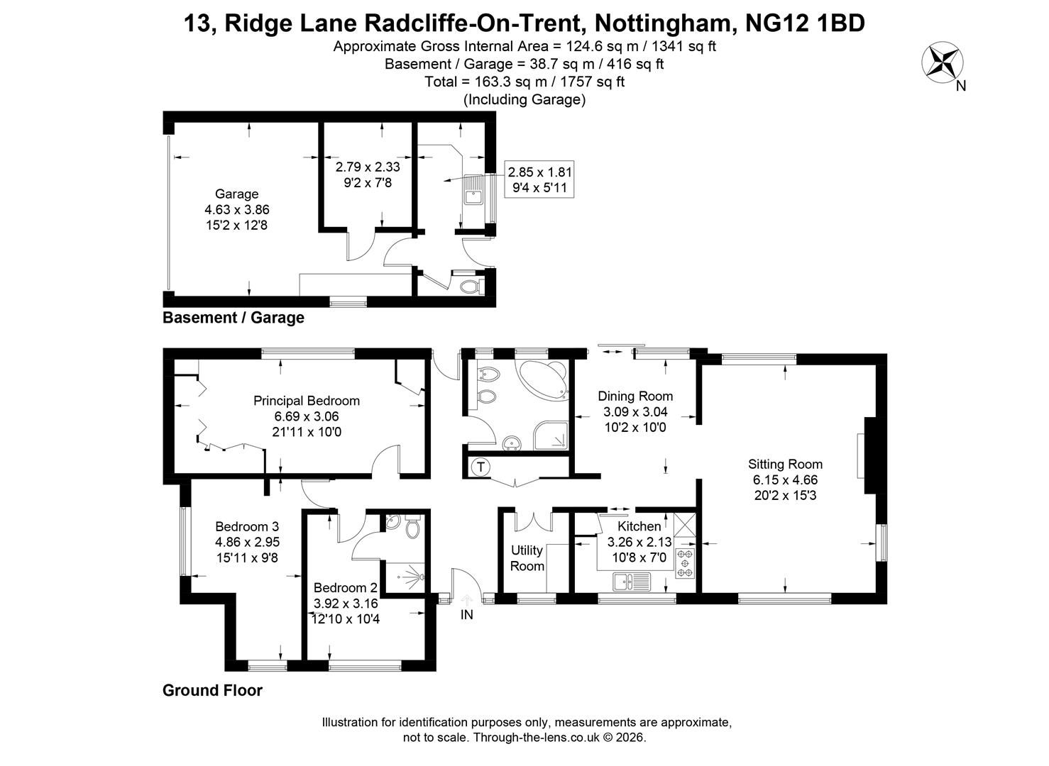 13, Ridge Lane, Nottingham floorplan