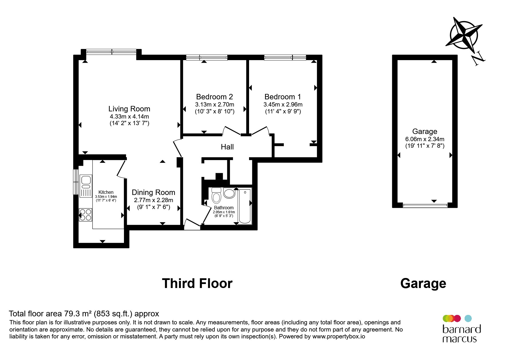 Flat 11, Norfolk Court, 16, The Avenue, SURBITON floorplan