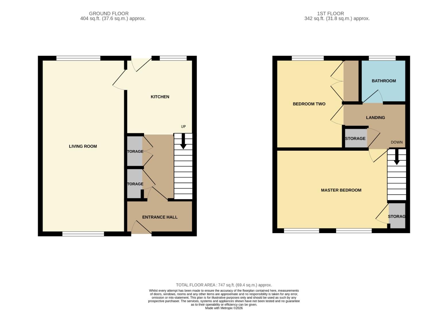 69, Eskdale Place, Newton Aycliffe floorplan