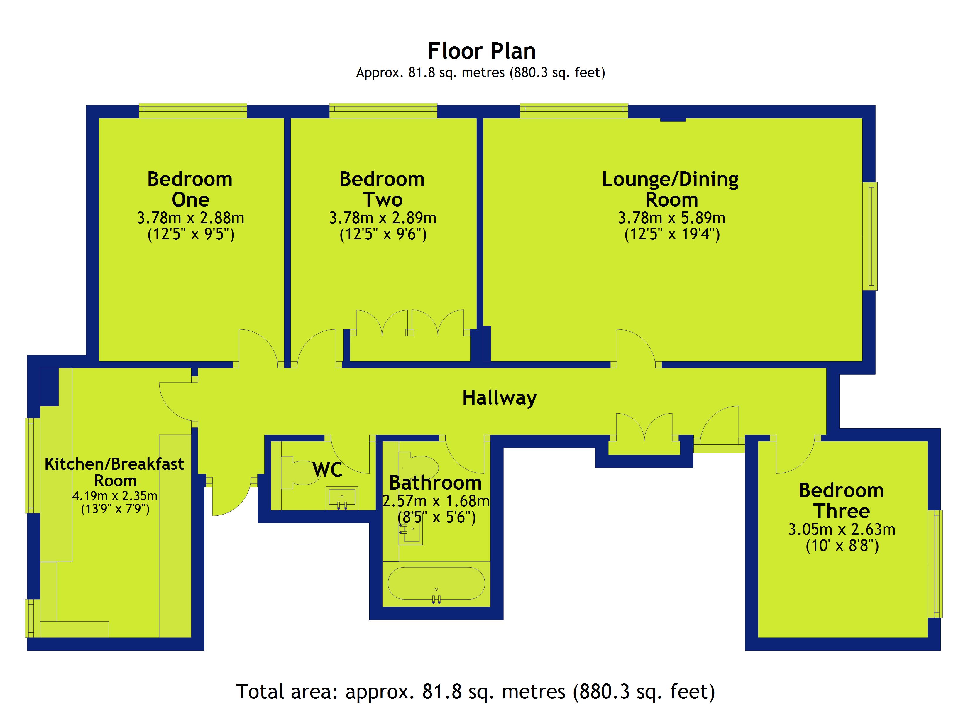 3 Bedrooms Flat for sale in Park Valley, The Park, Nottingham NG7