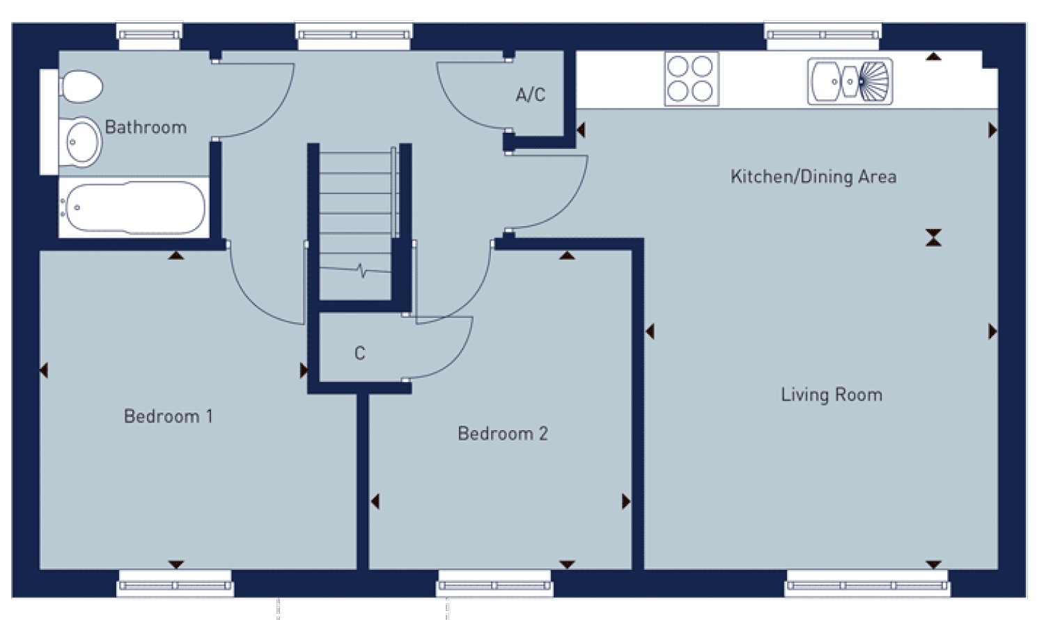 2 Bedrooms  for sale in Coxwell Road, Faringdon SN7