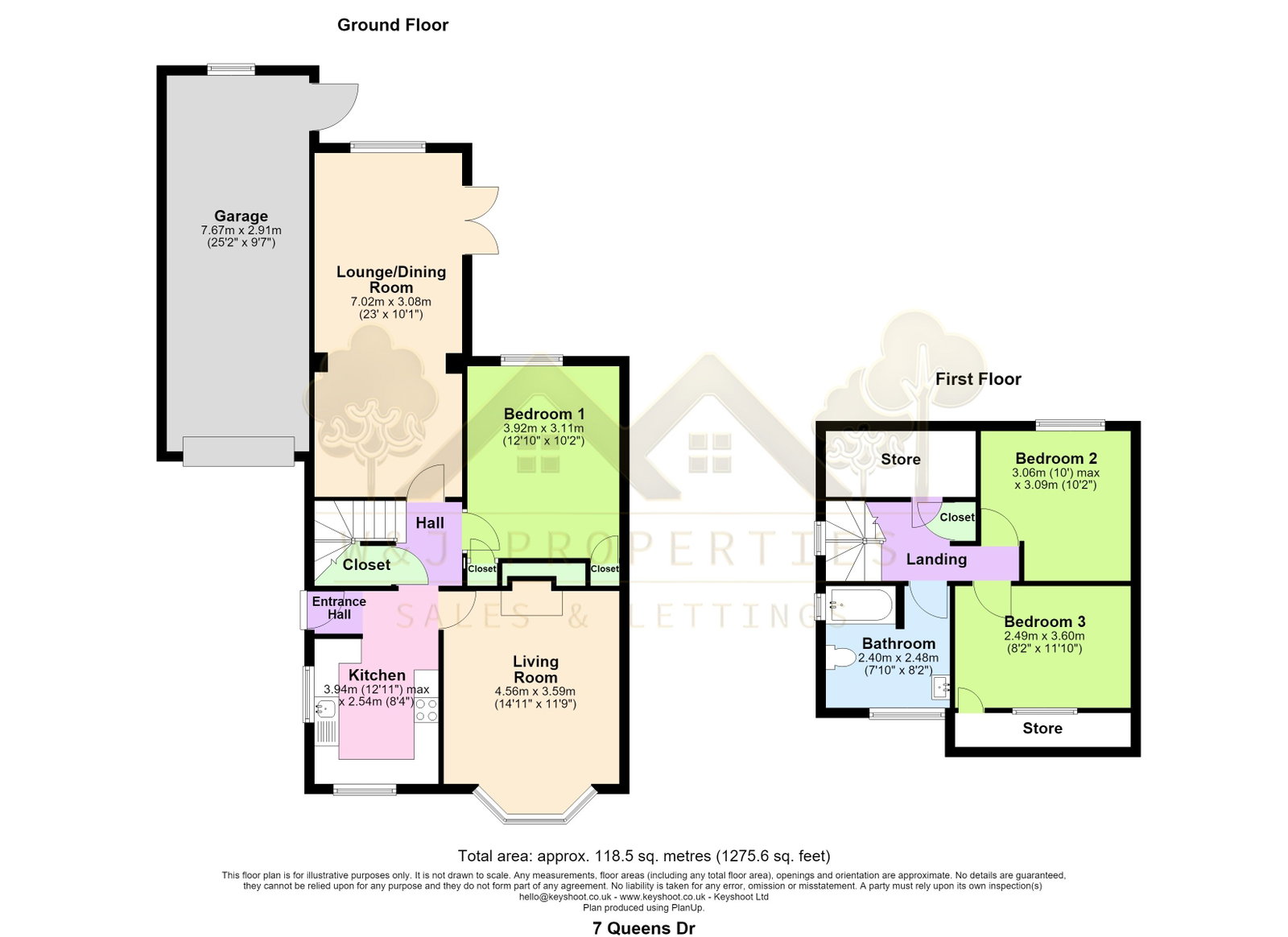 7, Queens Drive, Accrington floorplan