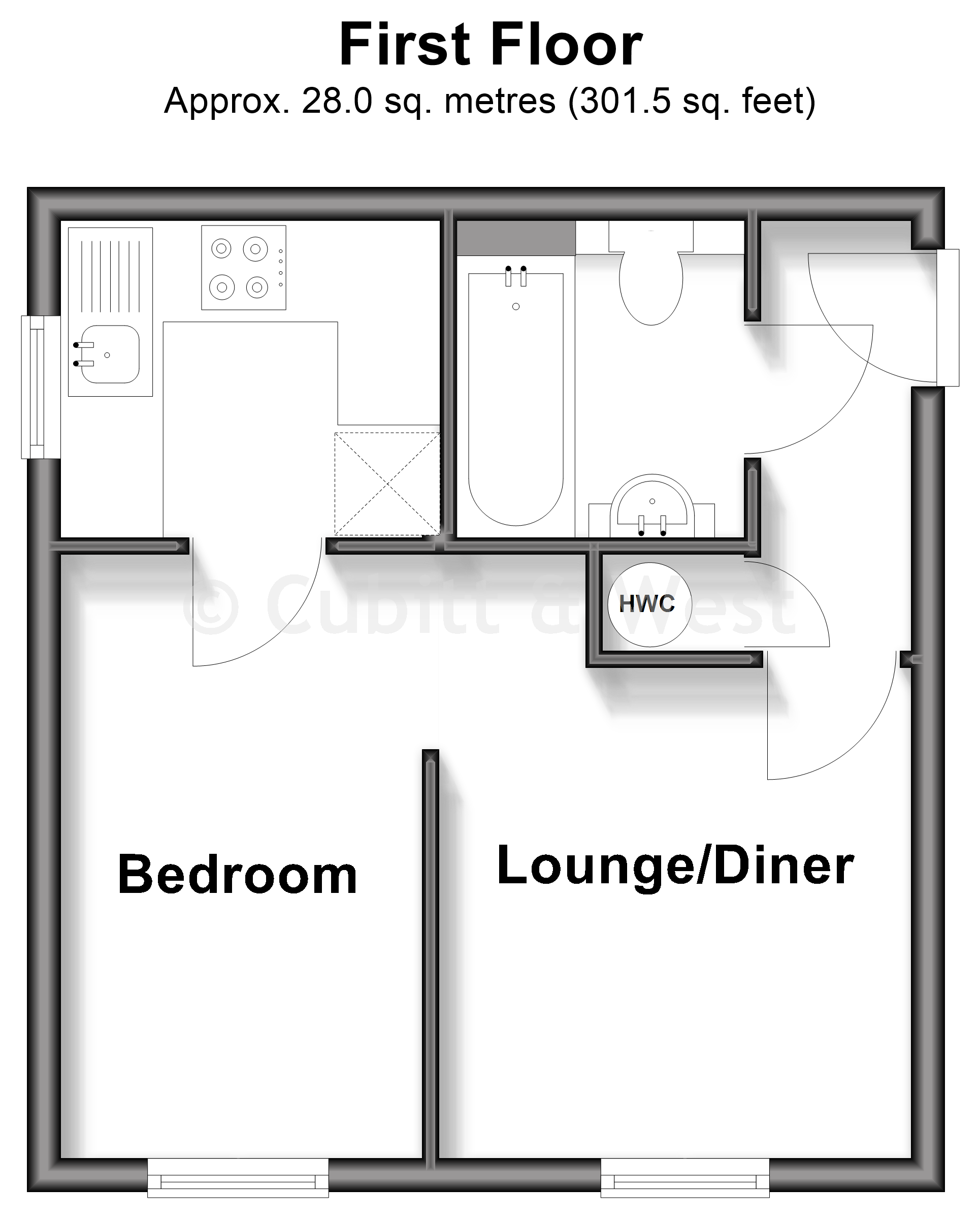 Southlands, Vicarage Lane, Horley floorplan