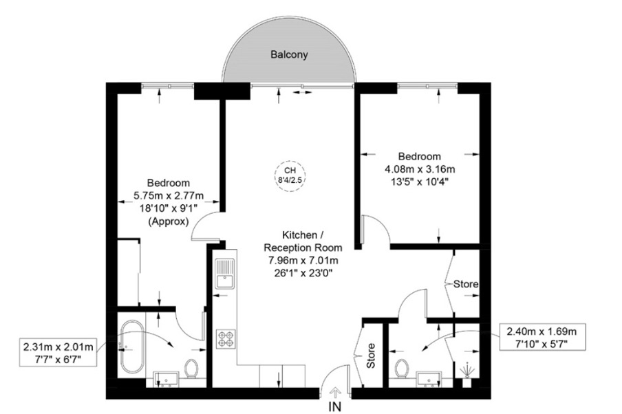 17, Townsend Road, London floorplan