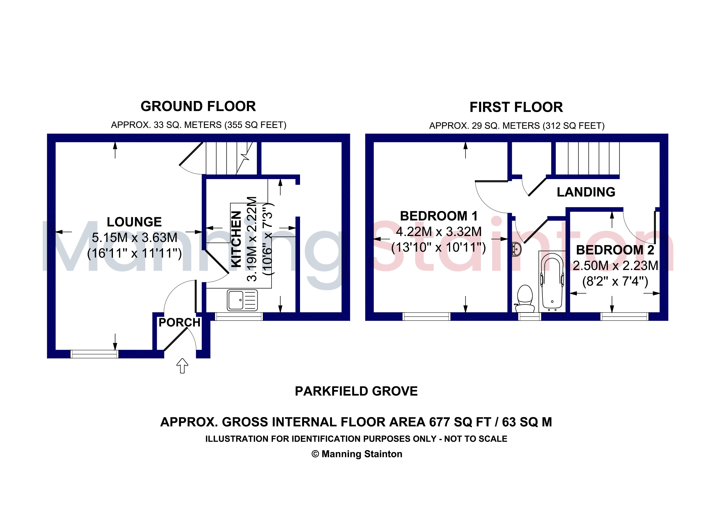 37, Parkfield Grove, West Yorkshire floorplan