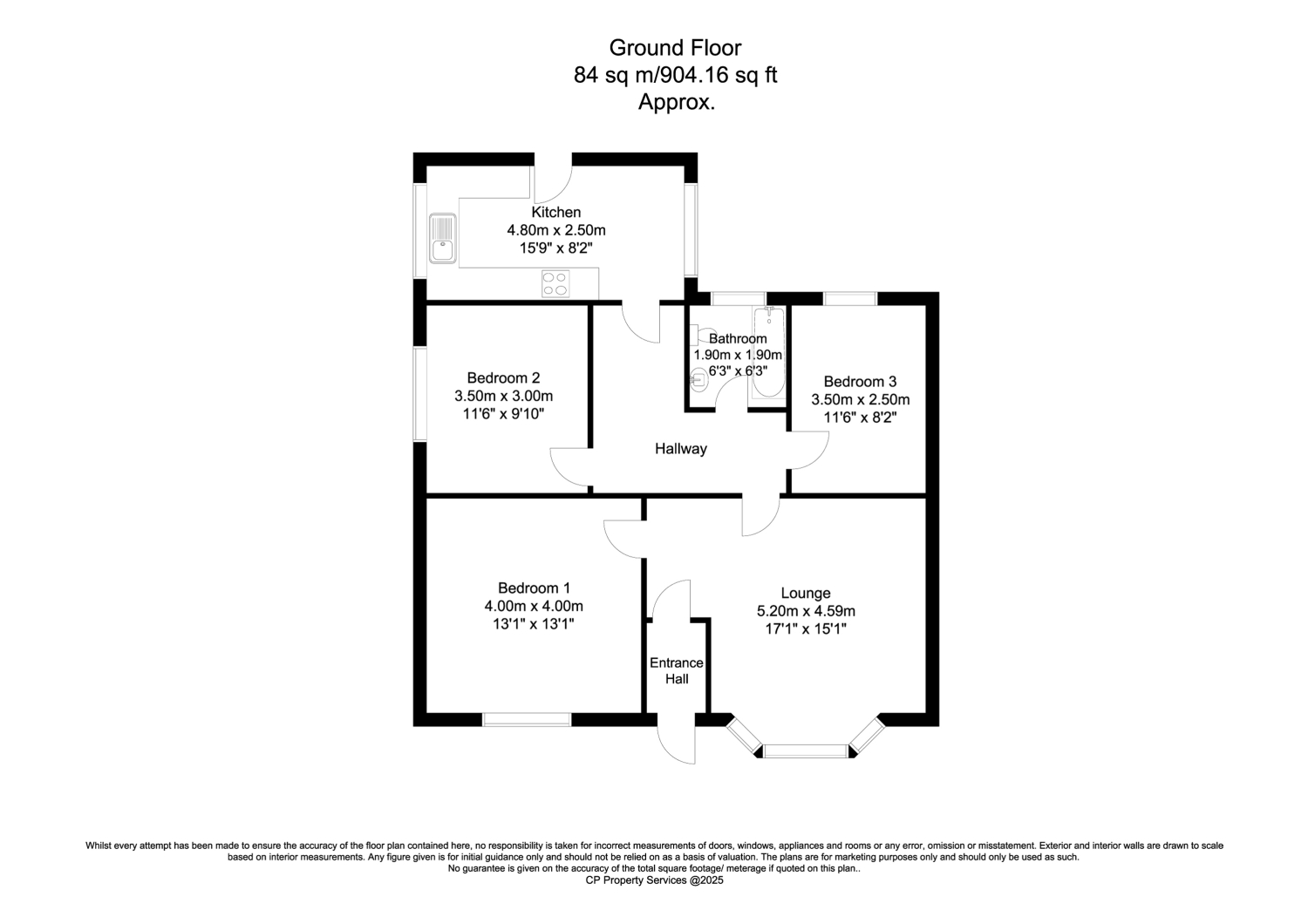 316, Ashby Road, Scunthorpe floorplan