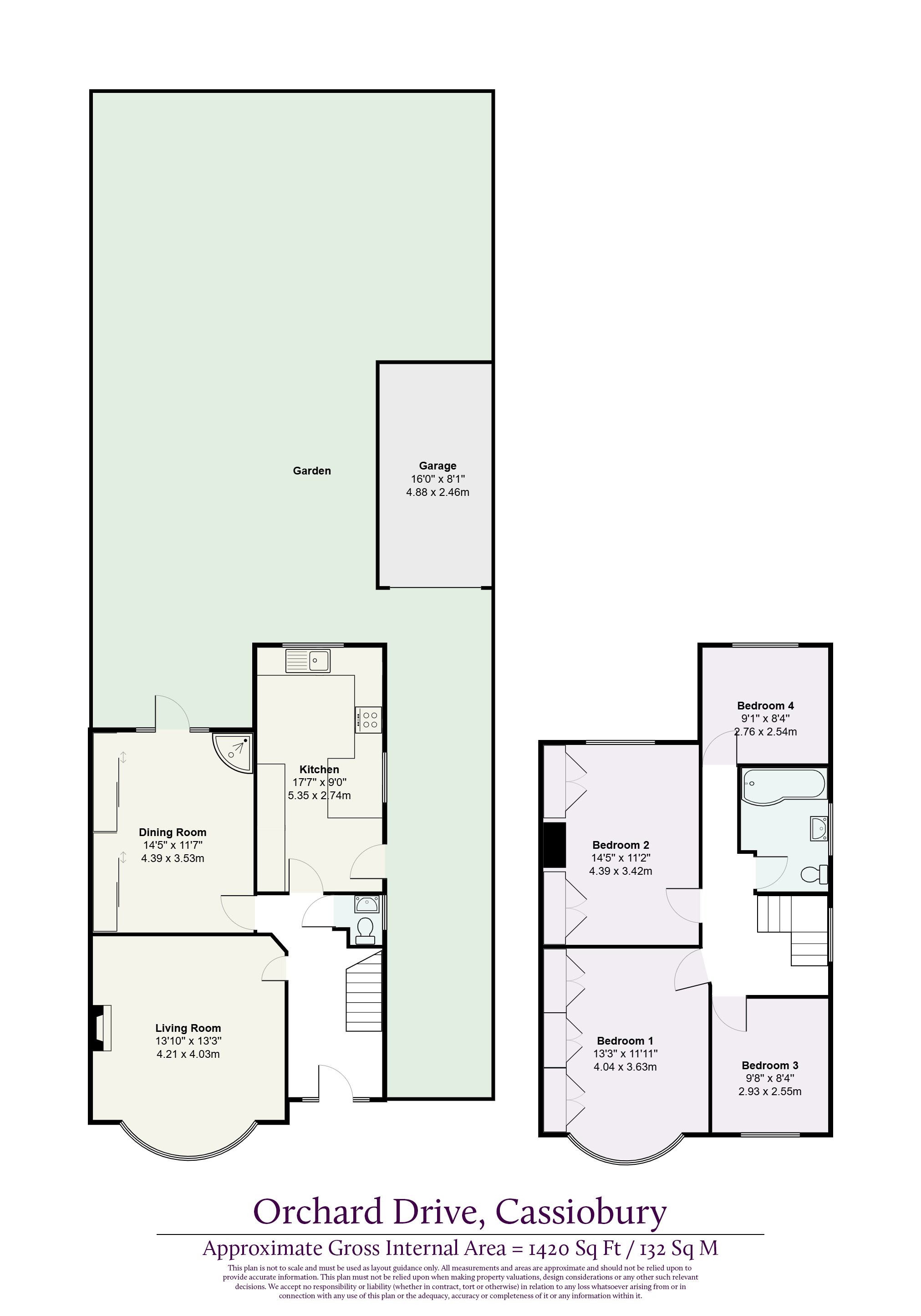 56, Orchard Drive, Watford floorplan